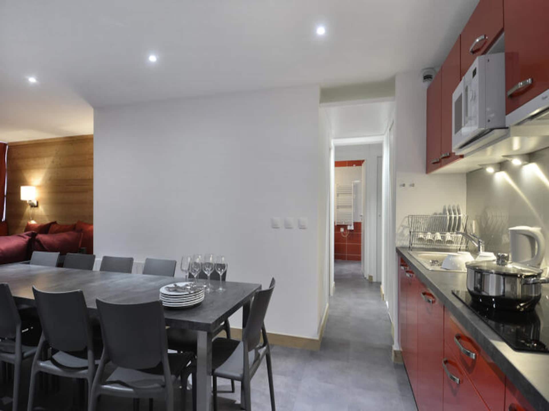 Ruim 11-persoons appartement op 100m van de piste in Plagne Bellecôte - foto 11