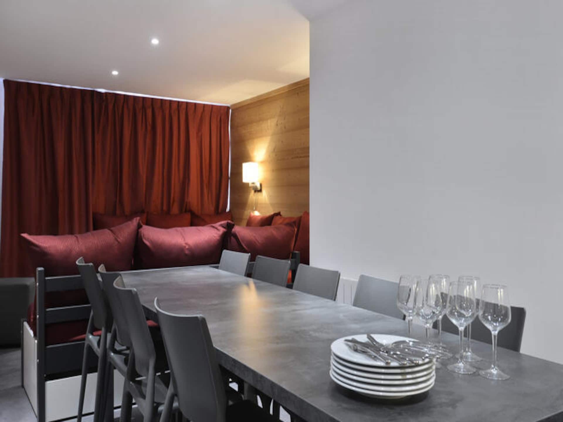 Ruim 11-persoons appartement op 100m van de piste in Plagne Bellecôte - foto 12