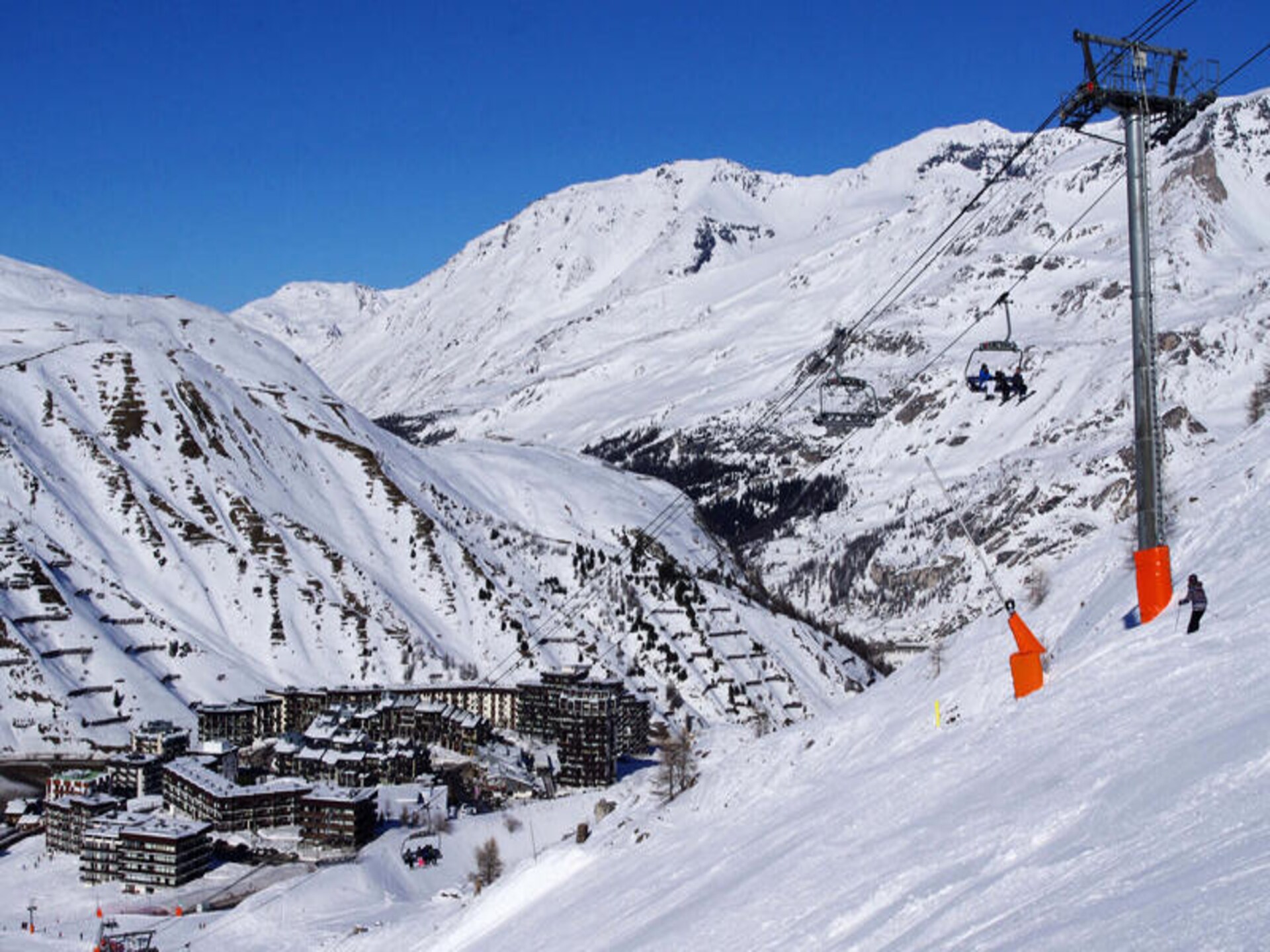 Zonnig 6-persoons appartement met gletsjerzicht en ski-in/ski-out in Tignes - foto 10