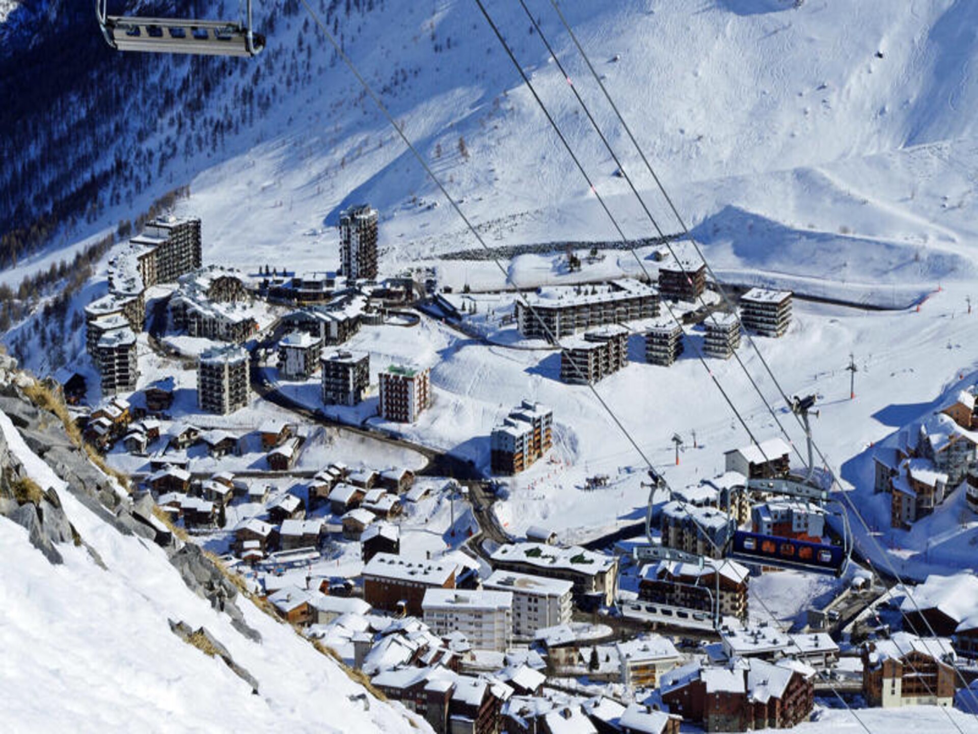 Zonnig 6-persoons appartement met gletsjerzicht en ski-in/ski-out in Tignes - foto 12