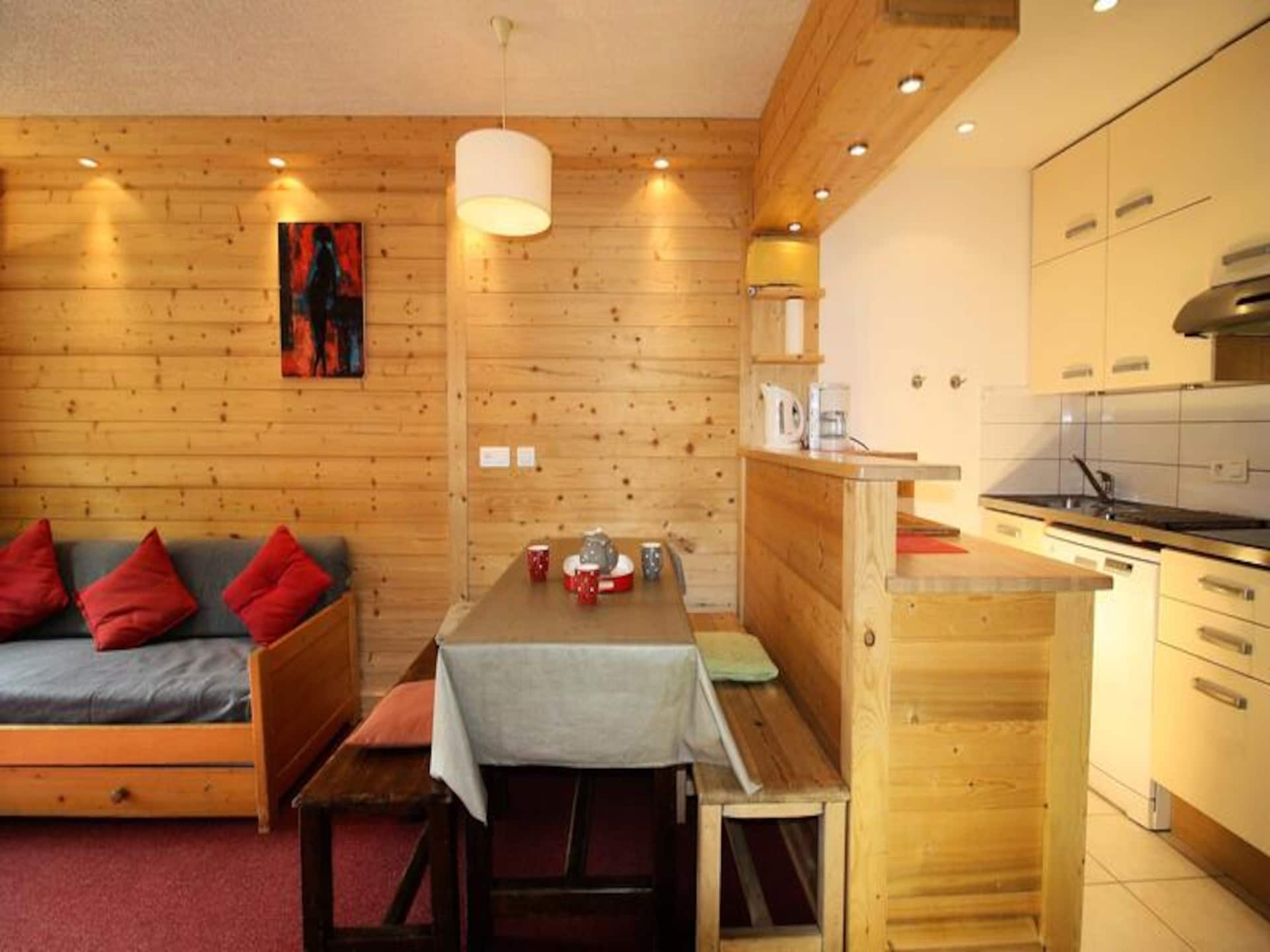 Zonnig 6-persoons appartement met gletsjerzicht en ski-in/ski-out in Tignes - foto 22