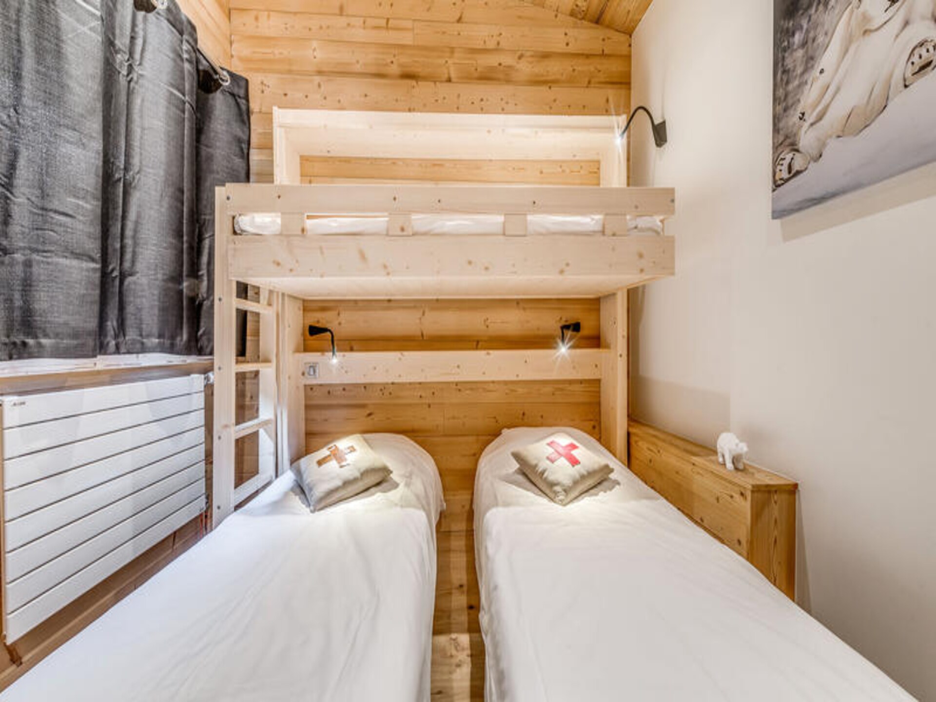 Luxe duplex in Tignes Val Claret: 50m², 7 personen, 250m tot de piste - foto 17