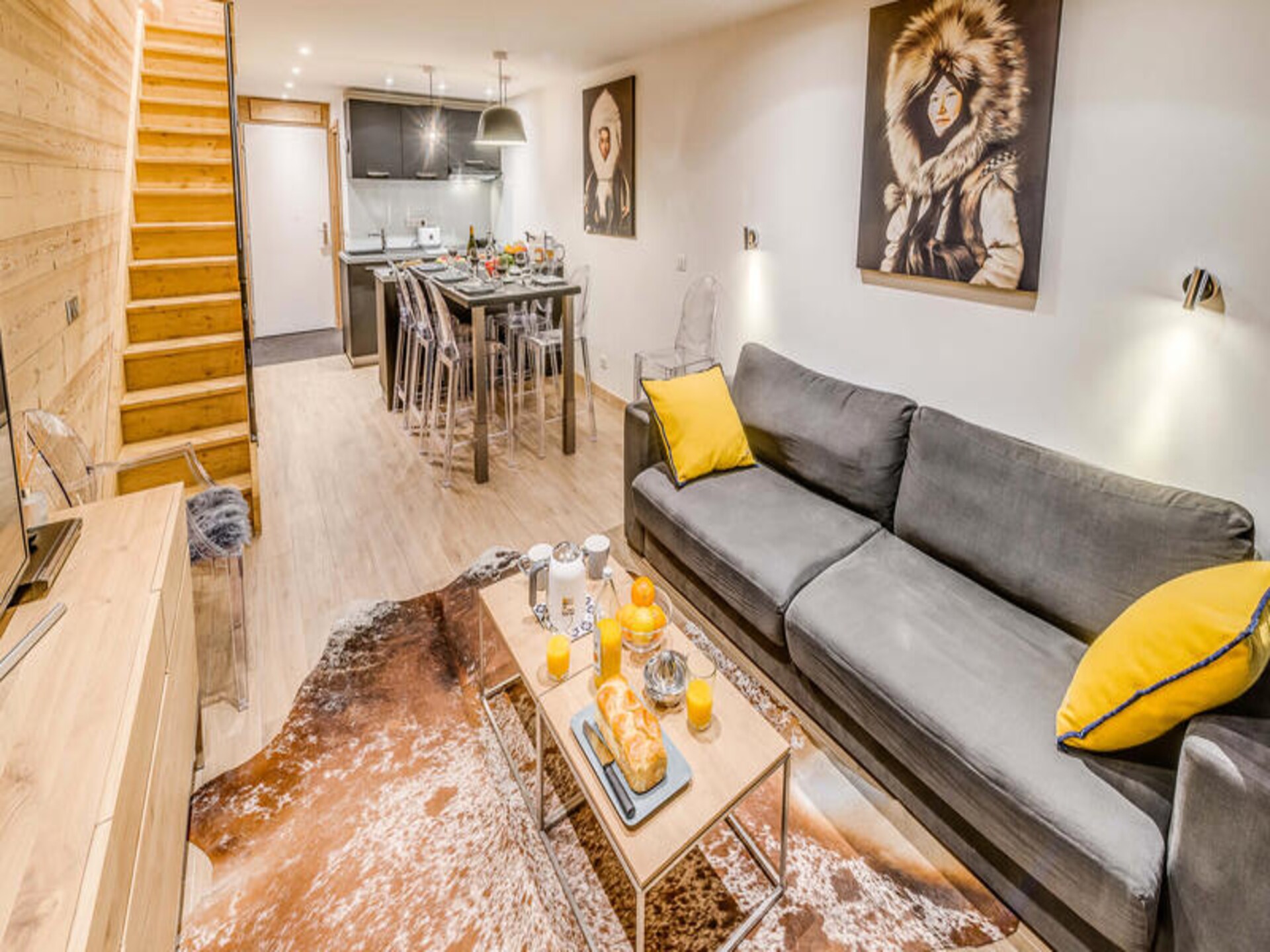 Luxe duplex in Tignes Val Claret: 50m², 7 personen, 250m tot de piste - foto 19
