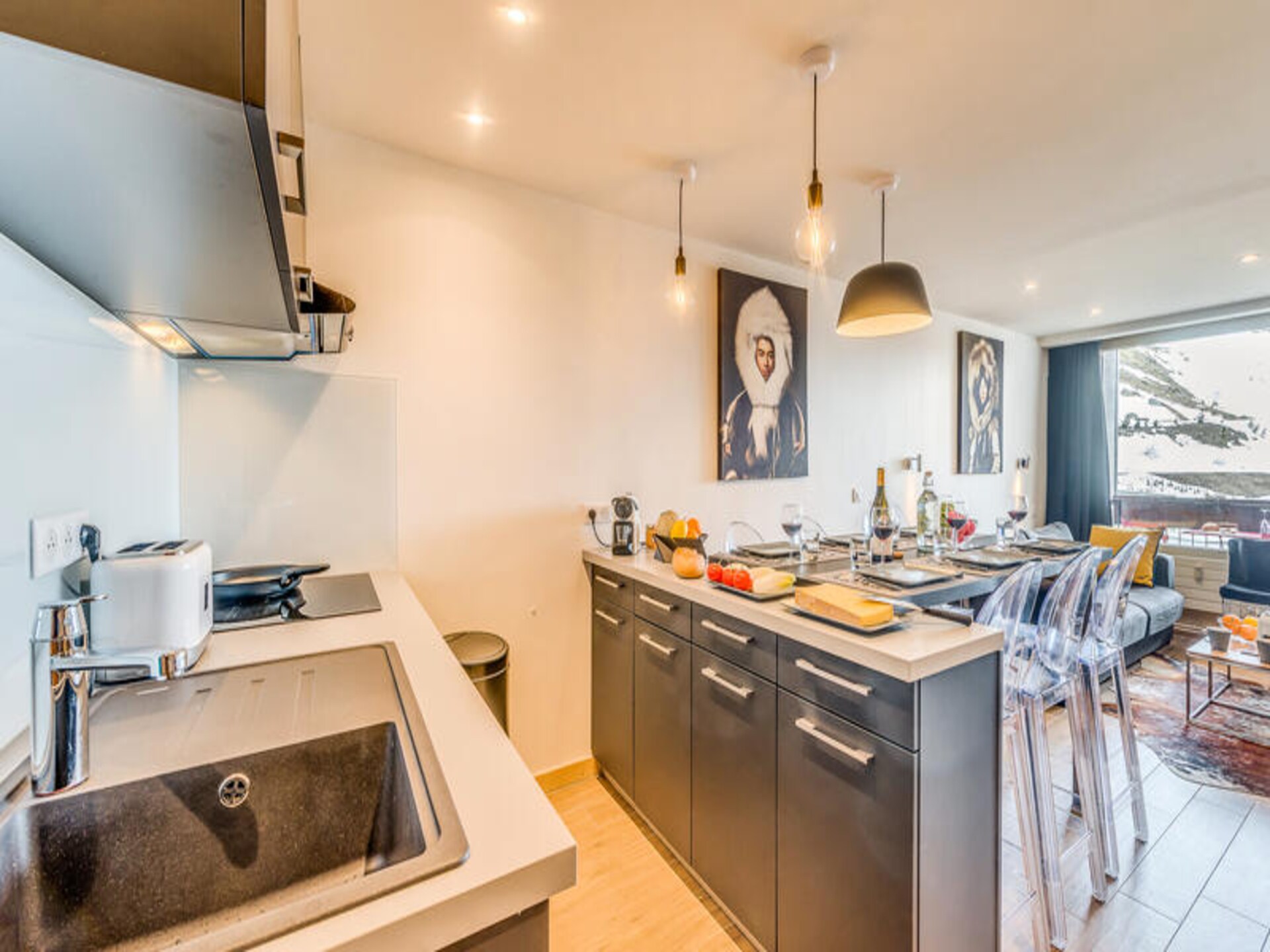 Luxe duplex in Tignes Val Claret: 50m², 7 personen, 250m tot de piste - foto 21