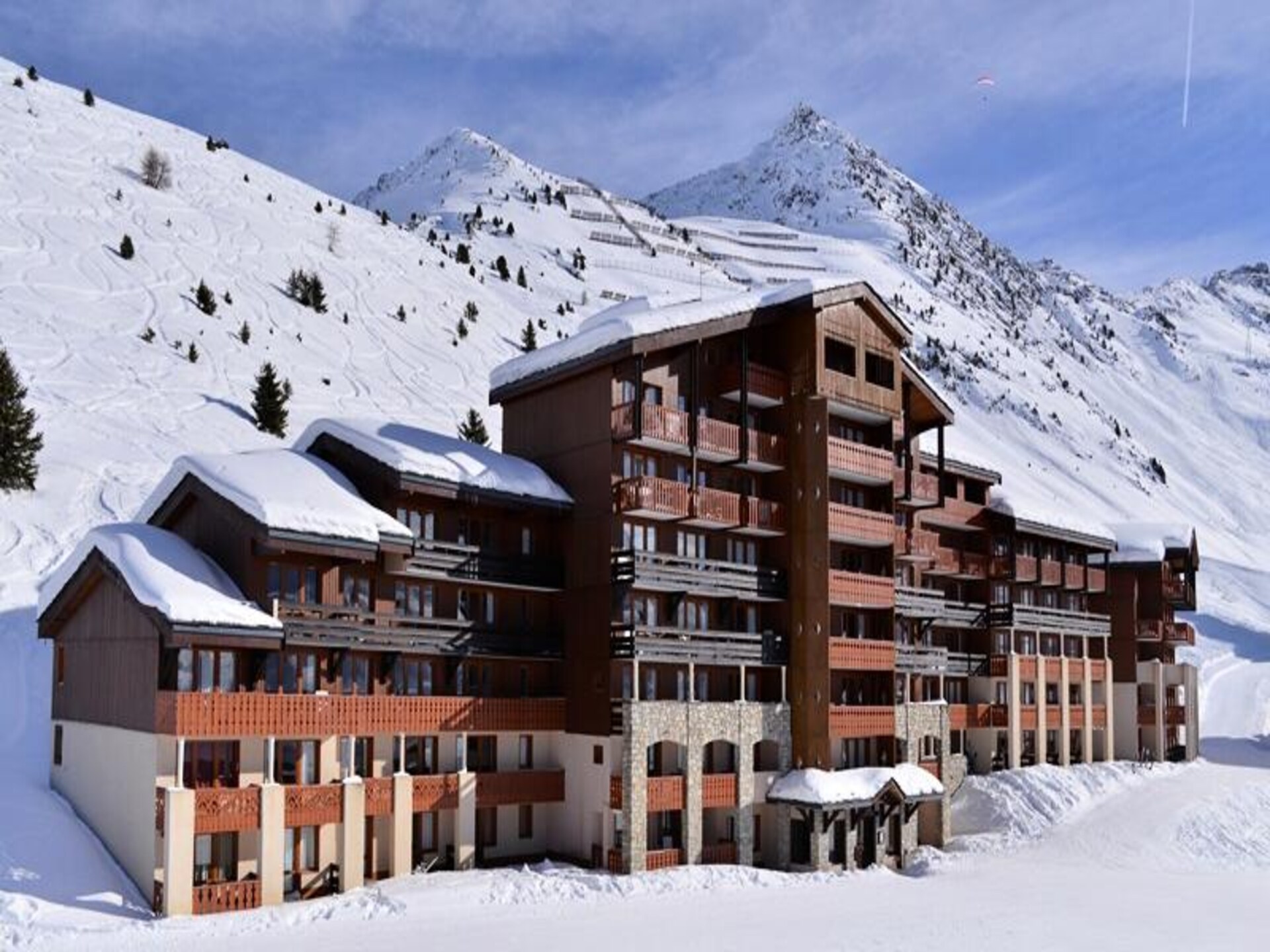 Ski-in/ski-out appartement voor 6 personen in Belle Plagne met pistezicht - foto 1