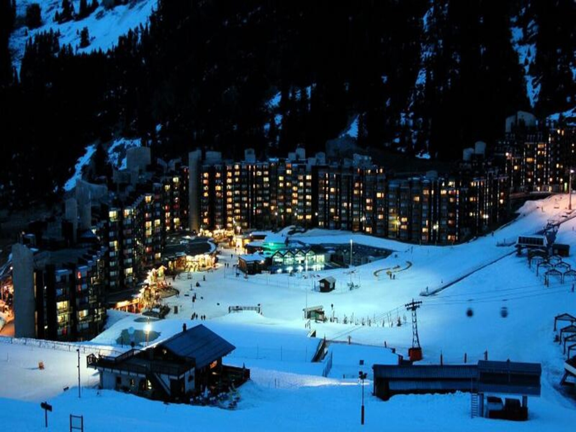 Knusse studio voor 4 personen in Plagne Bellecôte, direct aan de piste - foto 12