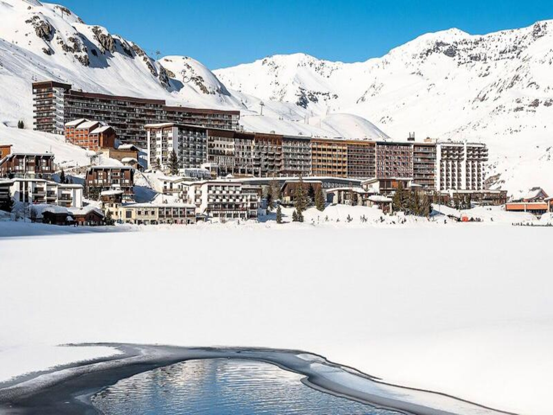 Panoramisch appartement aan het meer van Tignes met gletsjerzicht - foto 3