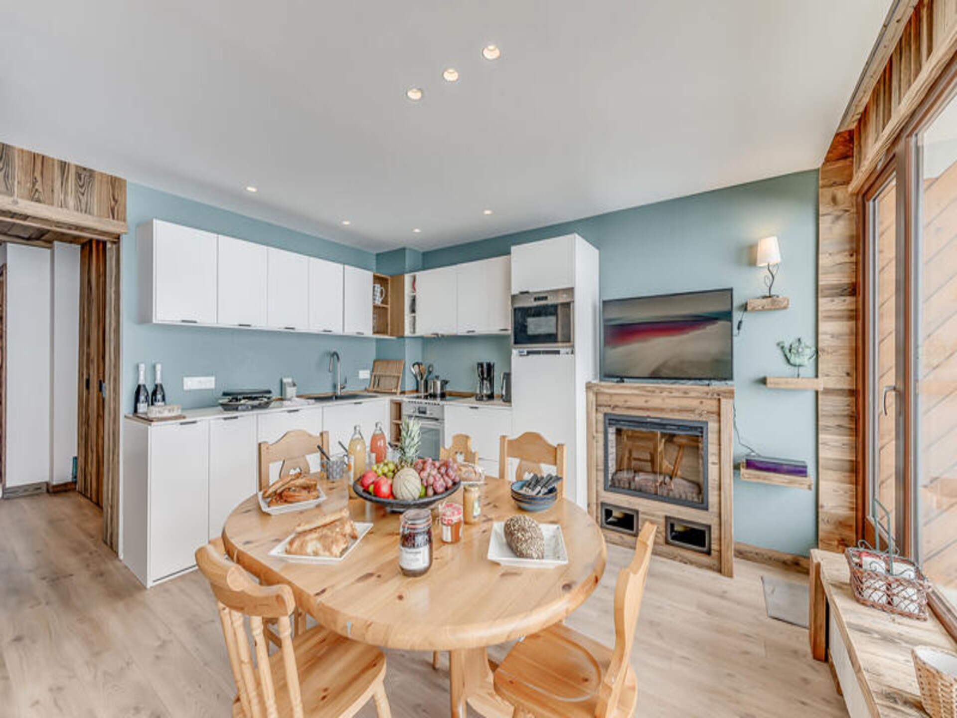 Panoramisch appartement aan het meer van Tignes met gletsjerzicht - foto 13
