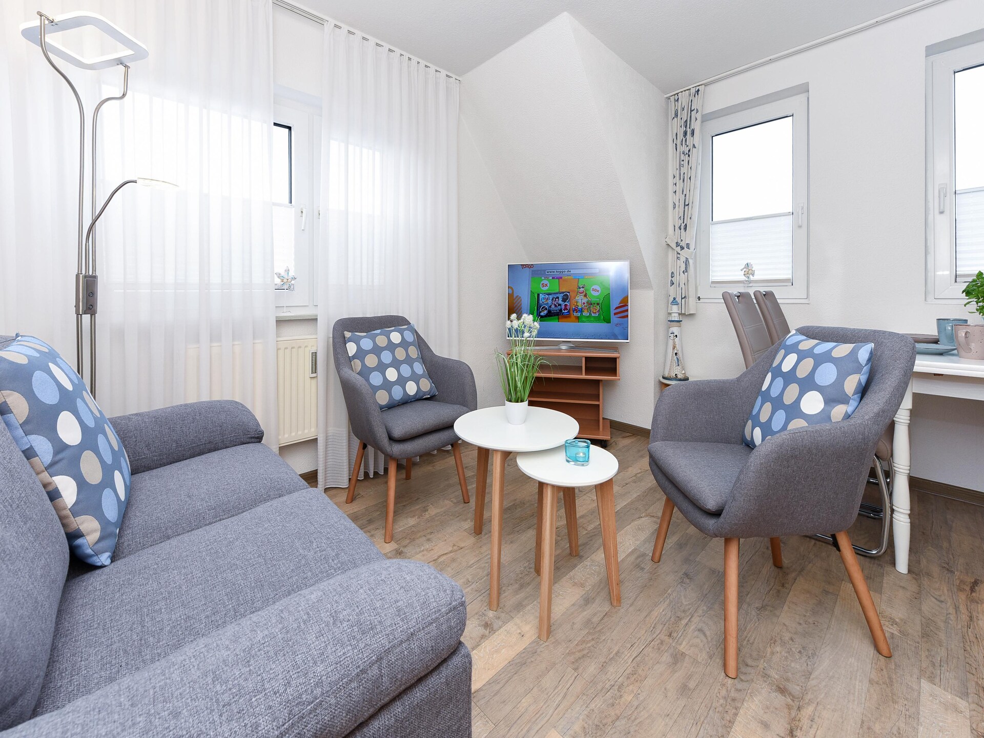 Stijlvol appartement aan de Waddenzee – Haus am Kajedeich Robbe in Bensersiel - foto 7