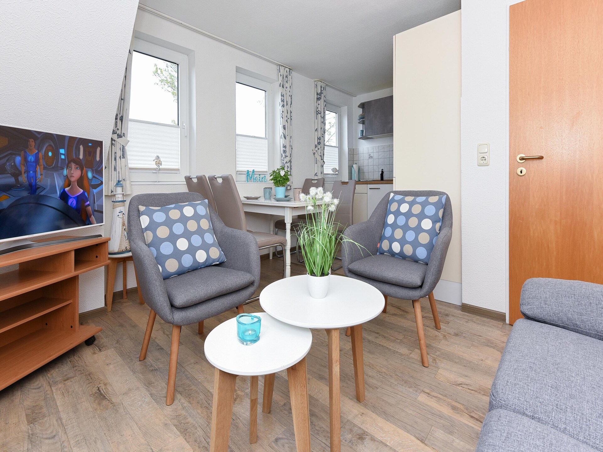 Stijlvol appartement aan de Waddenzee – Haus am Kajedeich Robbe in Bensersiel - foto 8