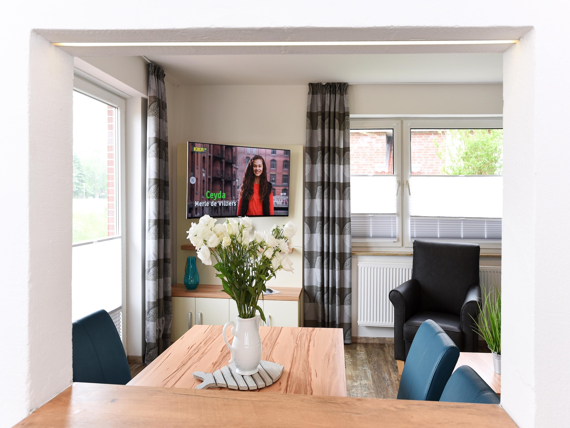 Op 350 m van zee: Modern appartement Haus zur Möwe 1 in Bensersiel - foto 18