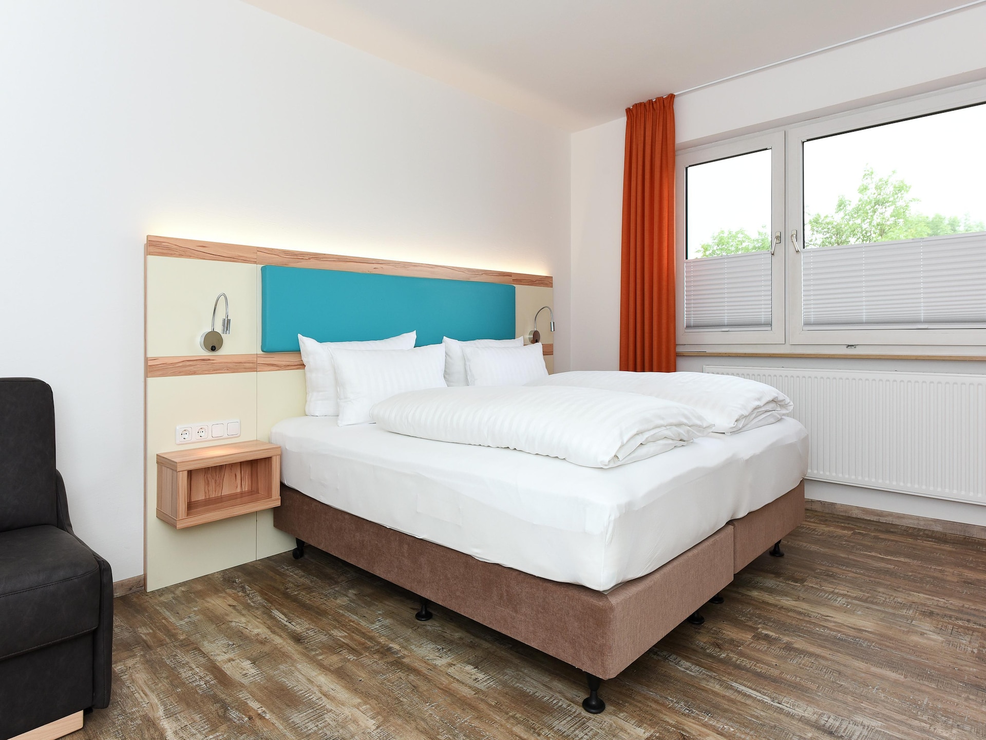 Op 350 m van zee: Modern appartement Haus zur Möwe 1 in Bensersiel - foto 11