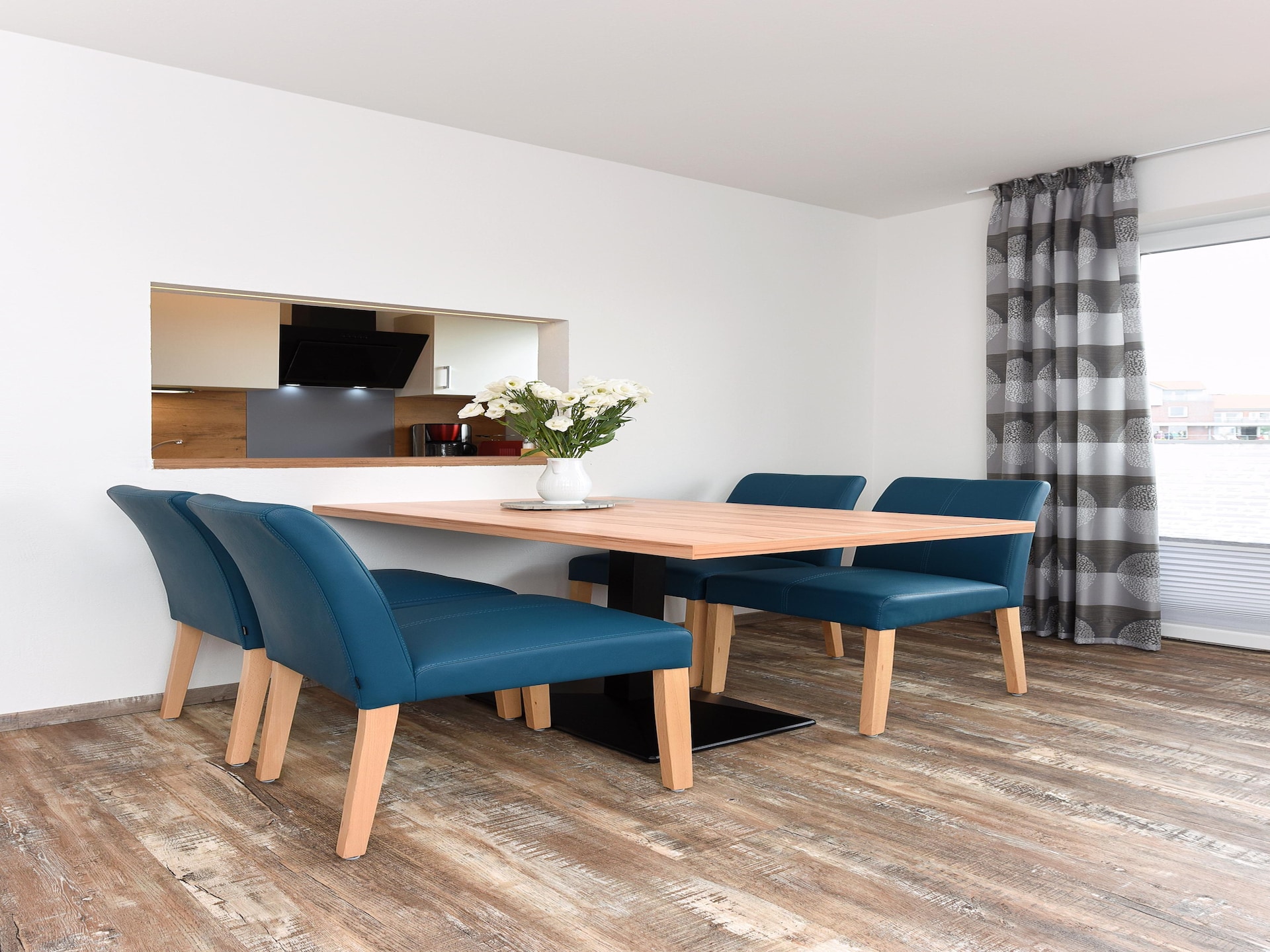 Op 350 m van zee: Modern appartement Haus zur Möwe 1 in Bensersiel - foto 5