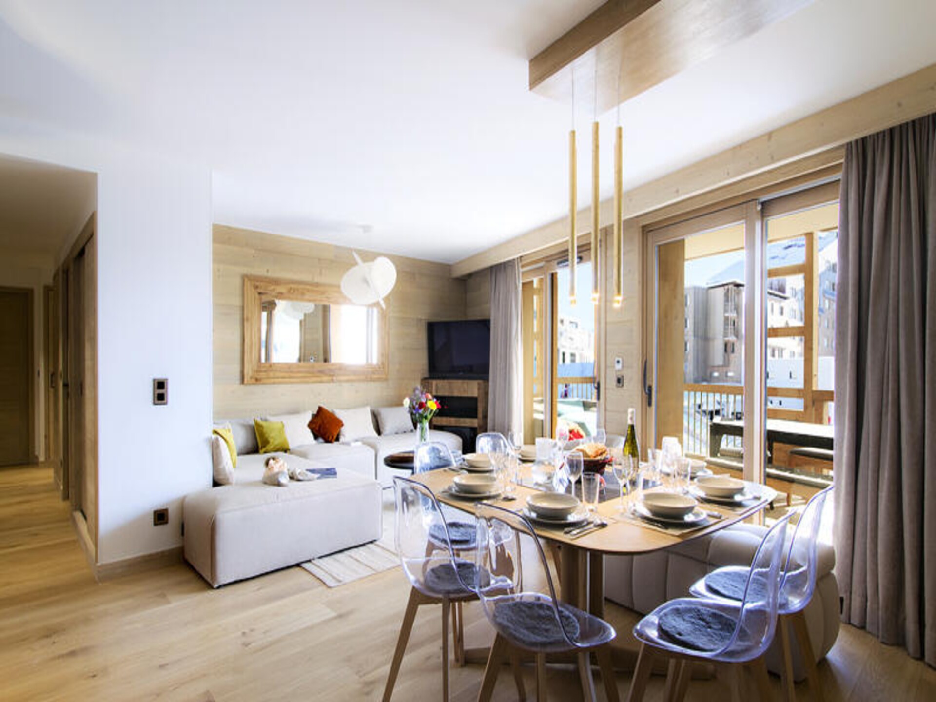 Luxe appartement 8p in Huez met balkon, zwembad en uitzicht op de Alpen - foto 4