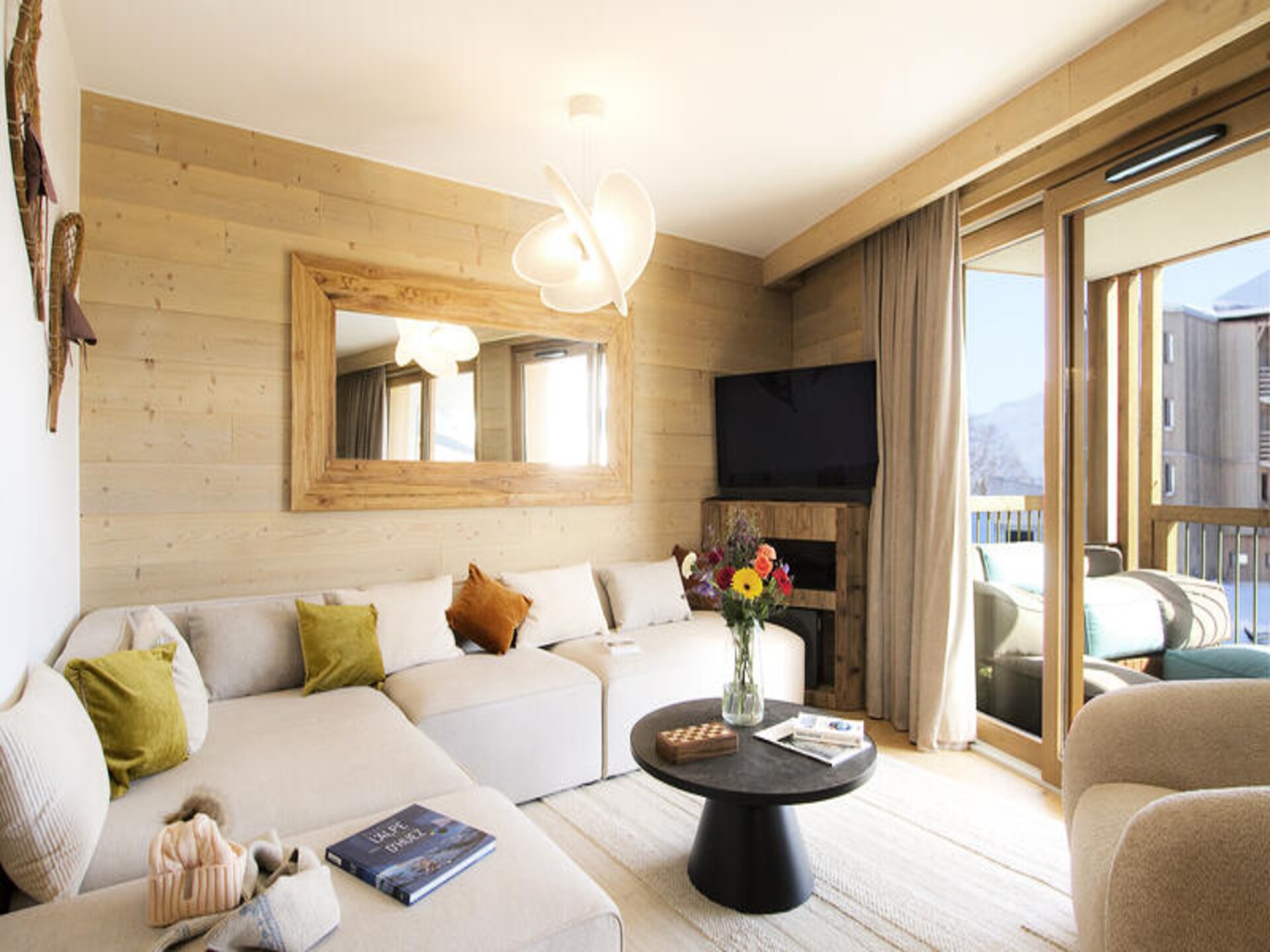 Luxe appartement 8p in Huez met balkon, zwembad en uitzicht op de Alpen - foto 8