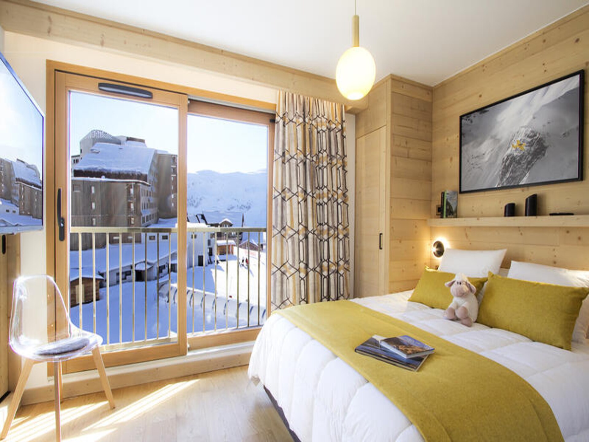 Luxe appartement 8p in Huez met balkon, zwembad en uitzicht op de Alpen - foto 11