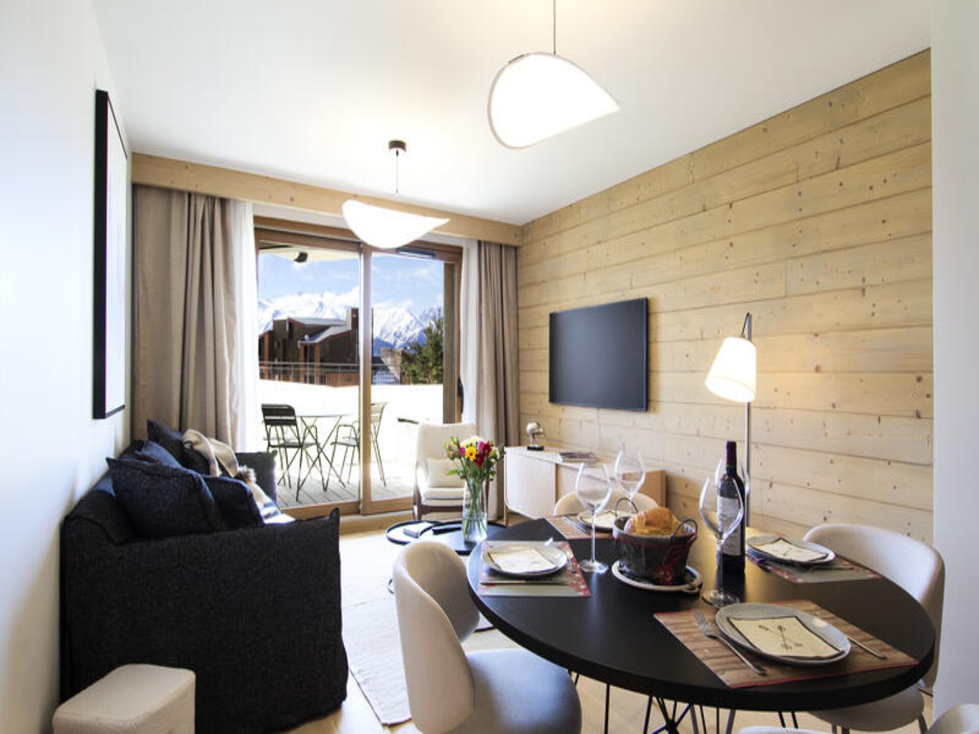 Ski-in/ski-out appartement in HUEZ met zwembad, sauna en panoramisch terras - foto 4