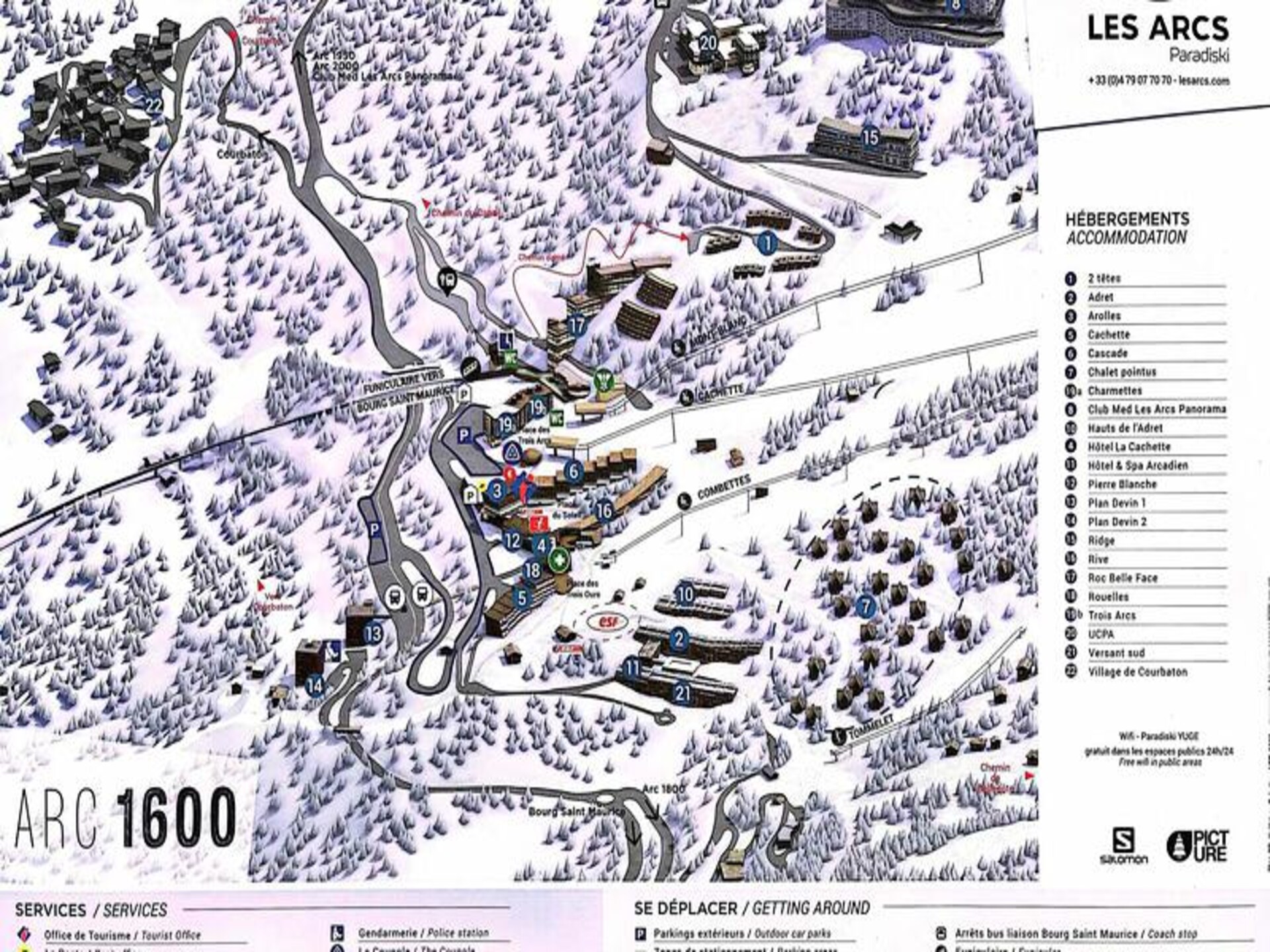 Knus appartement in Arc 1600, 50m van de piste met Mont Blanc uitzicht - foto 18