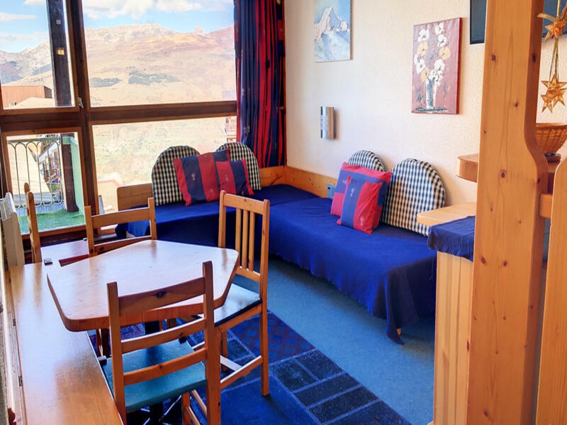 Ski-in/ski-out appartement Les Arcs 1800 met balkon en panoramisch uitzicht - foto 11