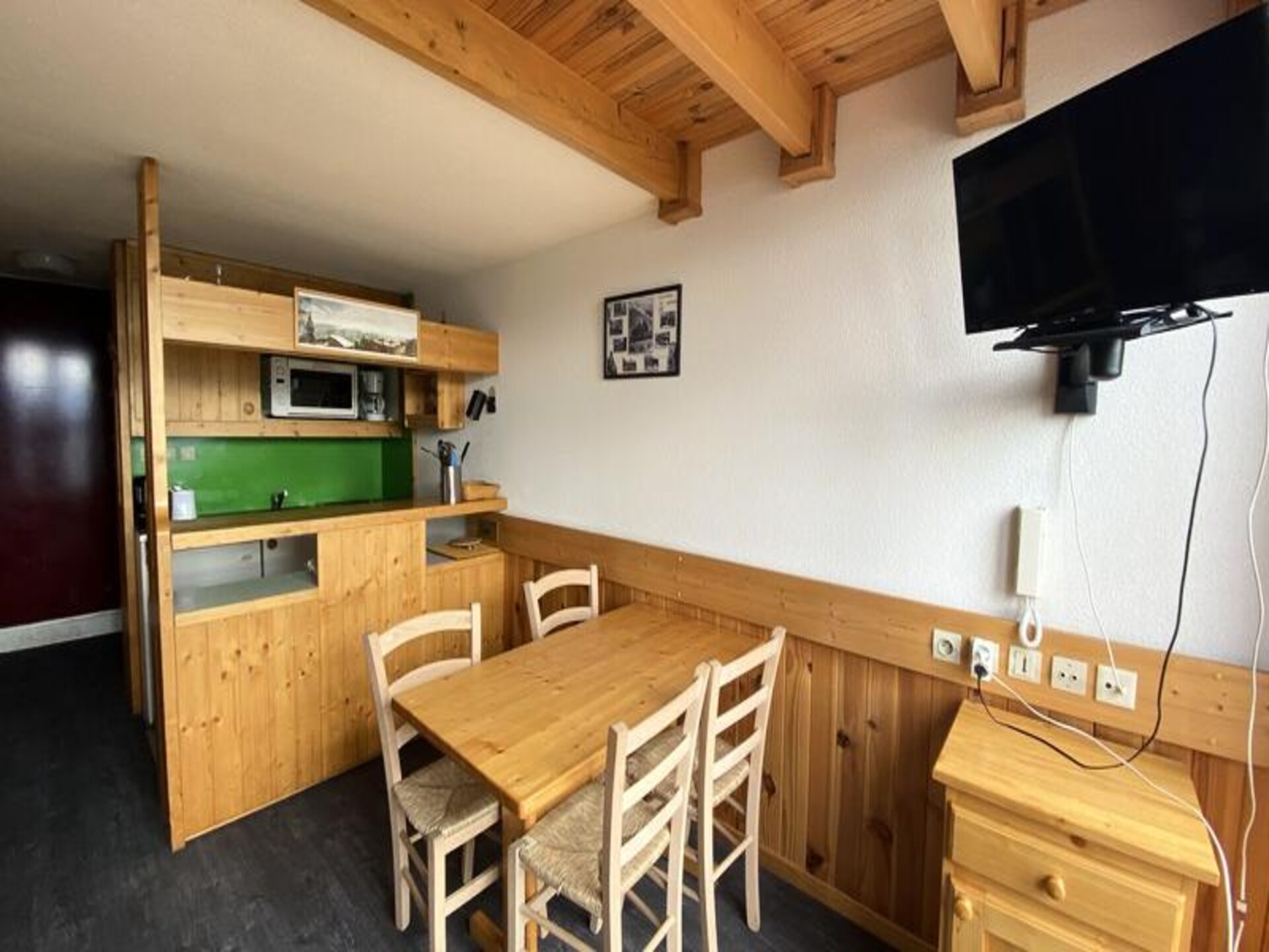 Duplexappartement direct aan de piste in Les Arcs met balkon op het westen - foto 6
