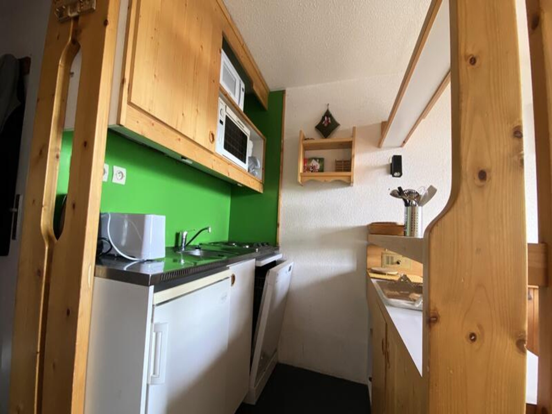 Duplexappartement direct aan de piste in Les Arcs met balkon op het westen - foto 8