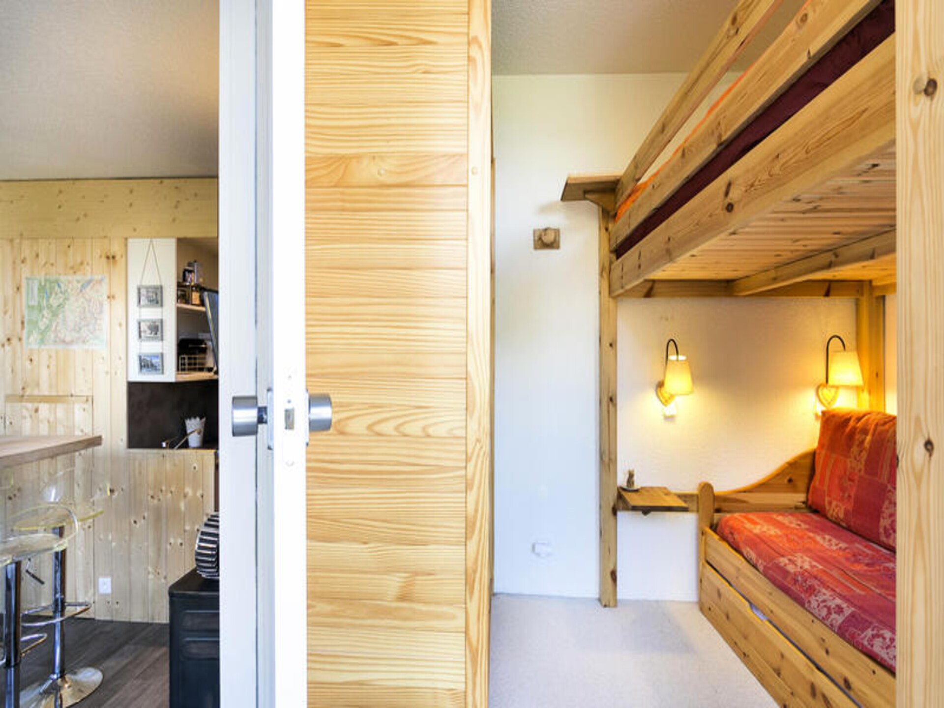 Knus appartement in Les Arcs 1800 met balkon en bergzicht, 4 pers. - foto 16