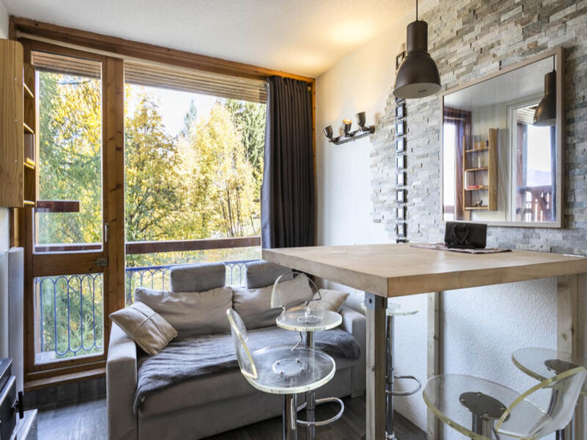 Knus appartement in Les Arcs 1800 met balkon en bergzicht, 4 pers. - foto 17