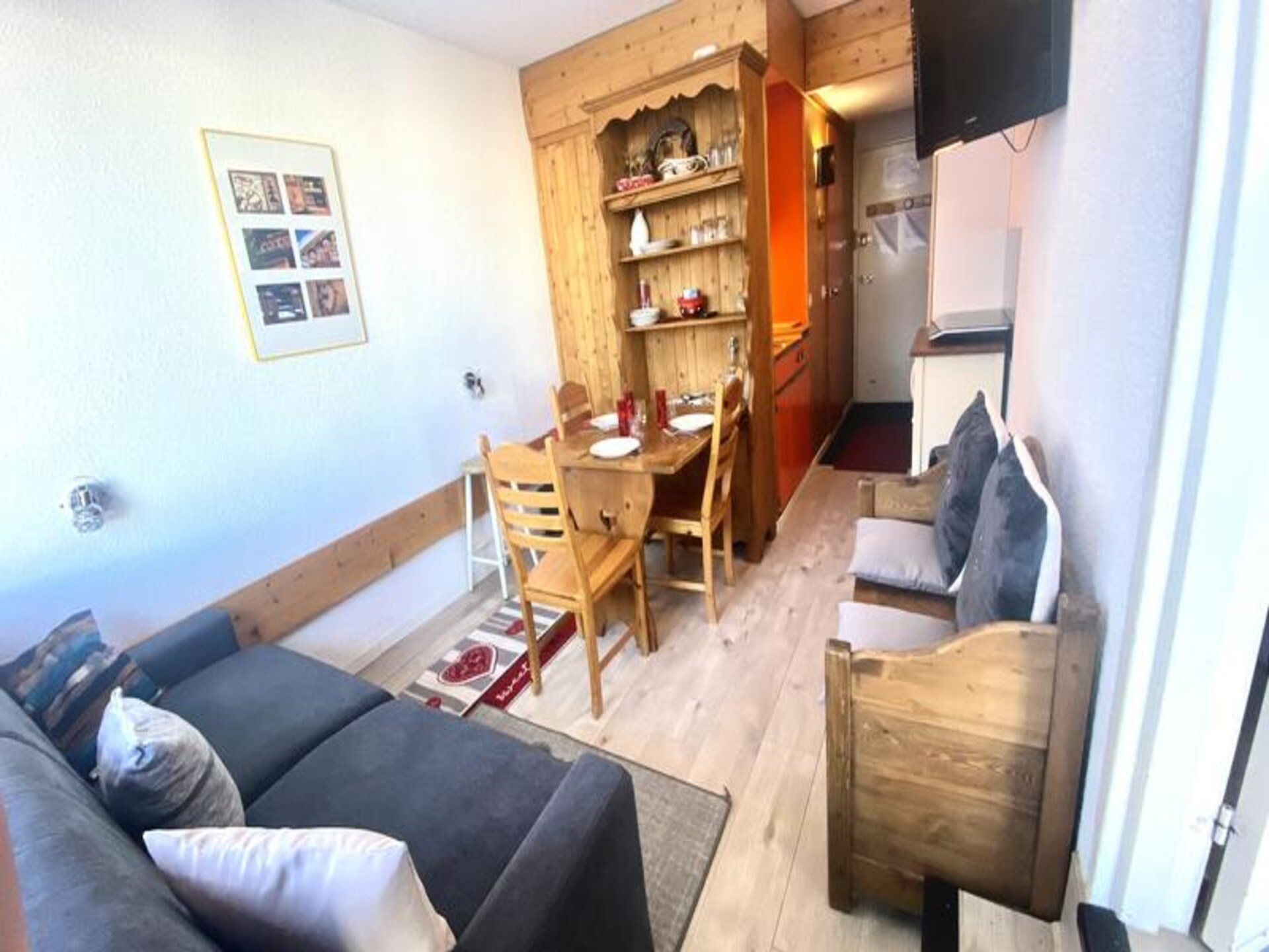 Knus appartement in Les Arcs 1800 met uitzicht op de Mont Blanc - foto 12
