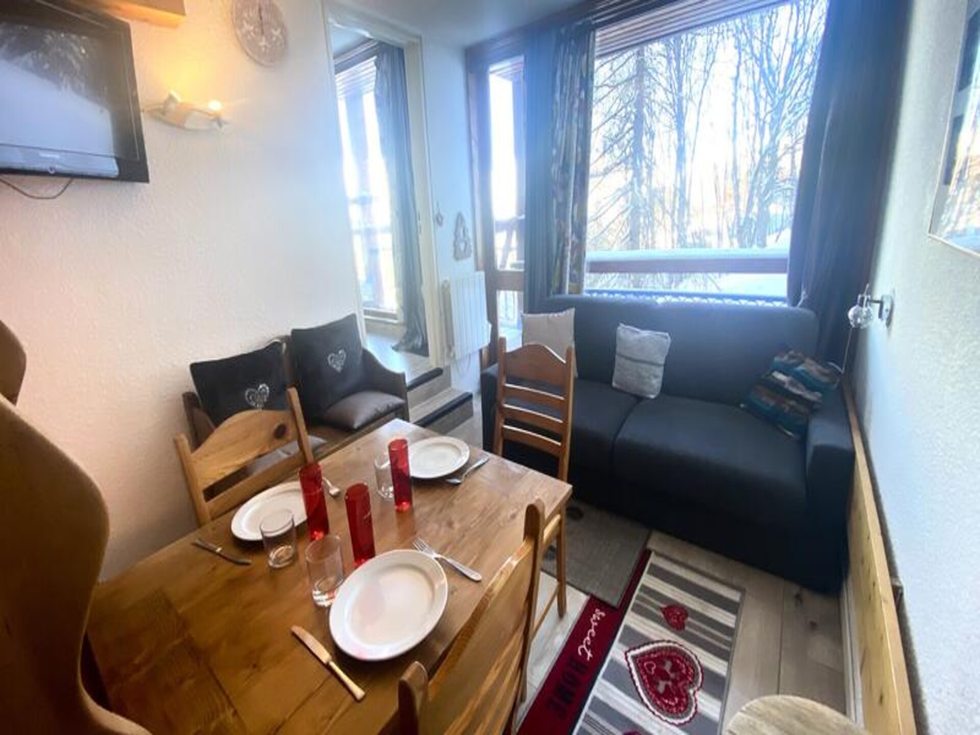 Knus appartement in Les Arcs 1800 met uitzicht op de Mont Blanc - foto 14
