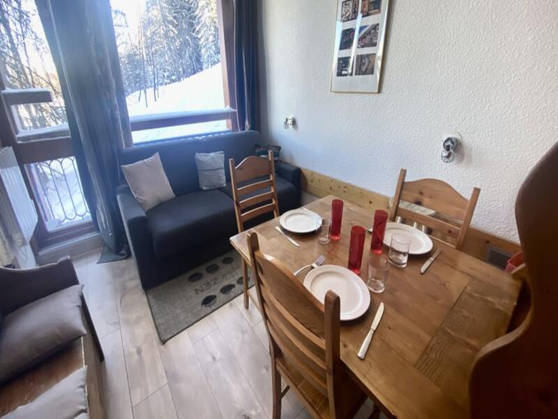 Knus appartement in Les Arcs 1800 met uitzicht op de Mont Blanc - foto 15