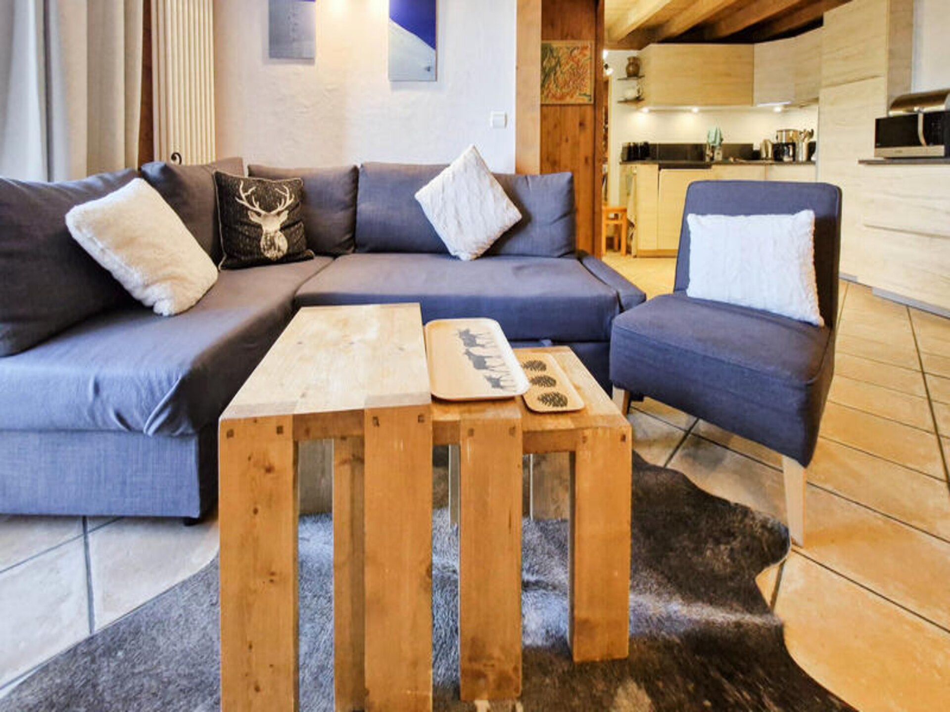 Appartement Roselend met Mont Blanc uitzicht en ski-in/ski-out, 9 pers. - foto 10