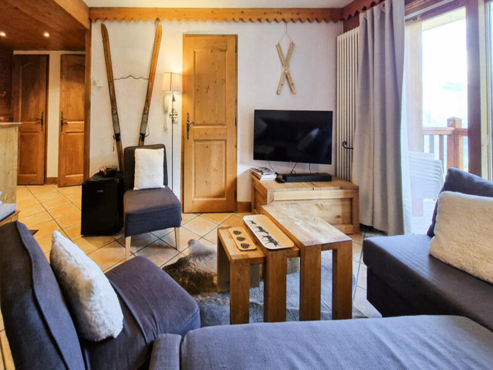 Appartement Roselend met Mont Blanc uitzicht en ski-in/ski-out, 9 pers. - foto 12