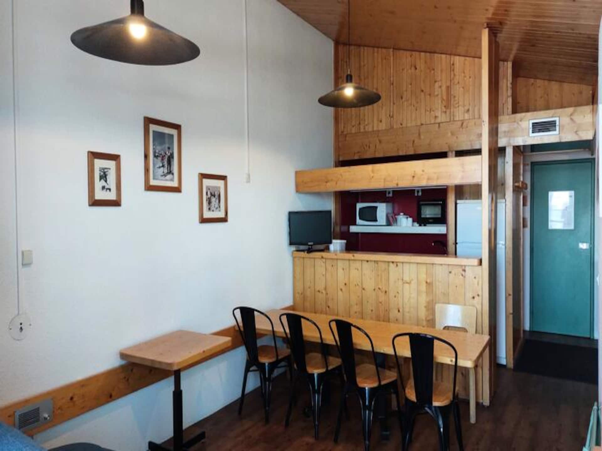 Duplexappartement Les Arcs 1800, 30m van de skilift, 8 personen, balkons - foto 9