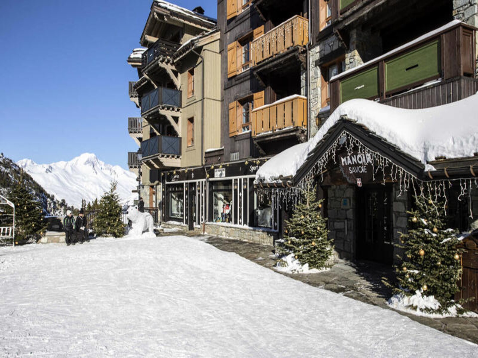 Luxe 5-sterren appartement in Arc 1950 met zwembad, sauna en uitzicht op de Mont Blanc - foto 12