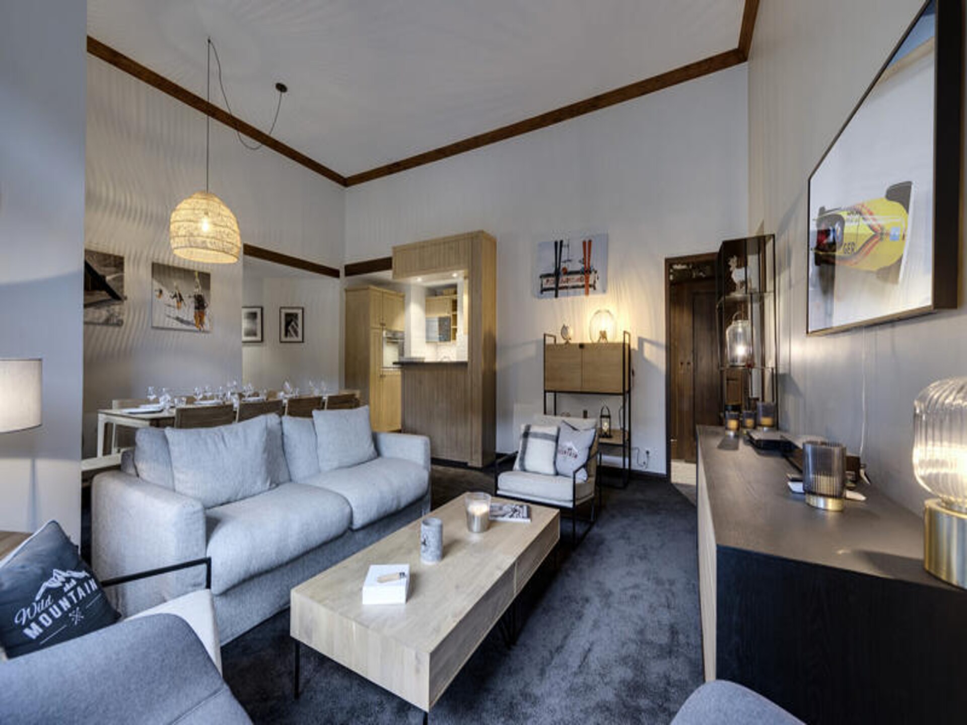 Luxe 5-sterren appartement in Arc 1950 met zwembad, sauna en uitzicht op de Mont Blanc - foto 13