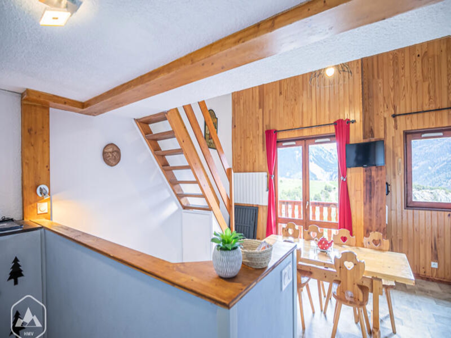 Résidence Fleurs: Alpenappartement met zicht op de pistes in Aussois - foto 8