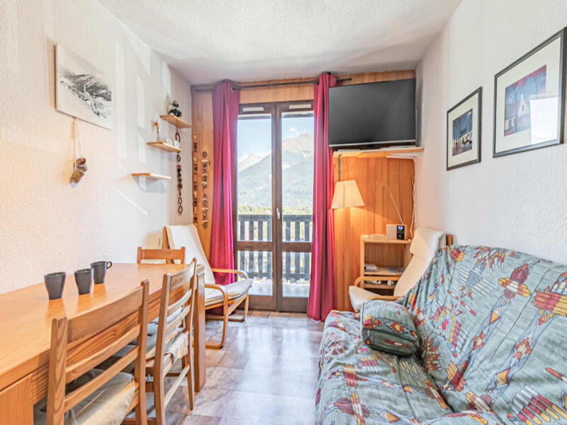 Knus appartement op 300m van de piste in Aussois, uitzicht op de bergen - foto 2