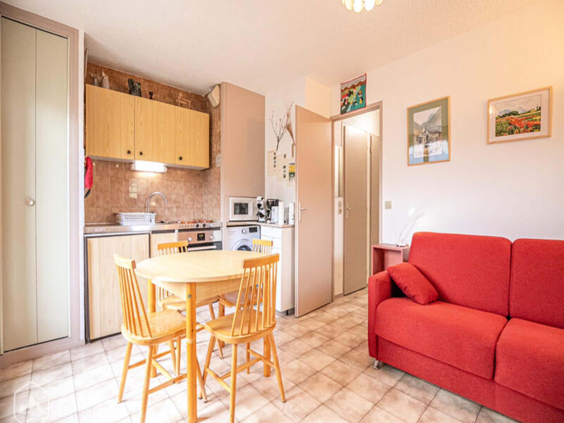 Appartement aan de piste in Aussois met balkon op het zuiden - foto 1