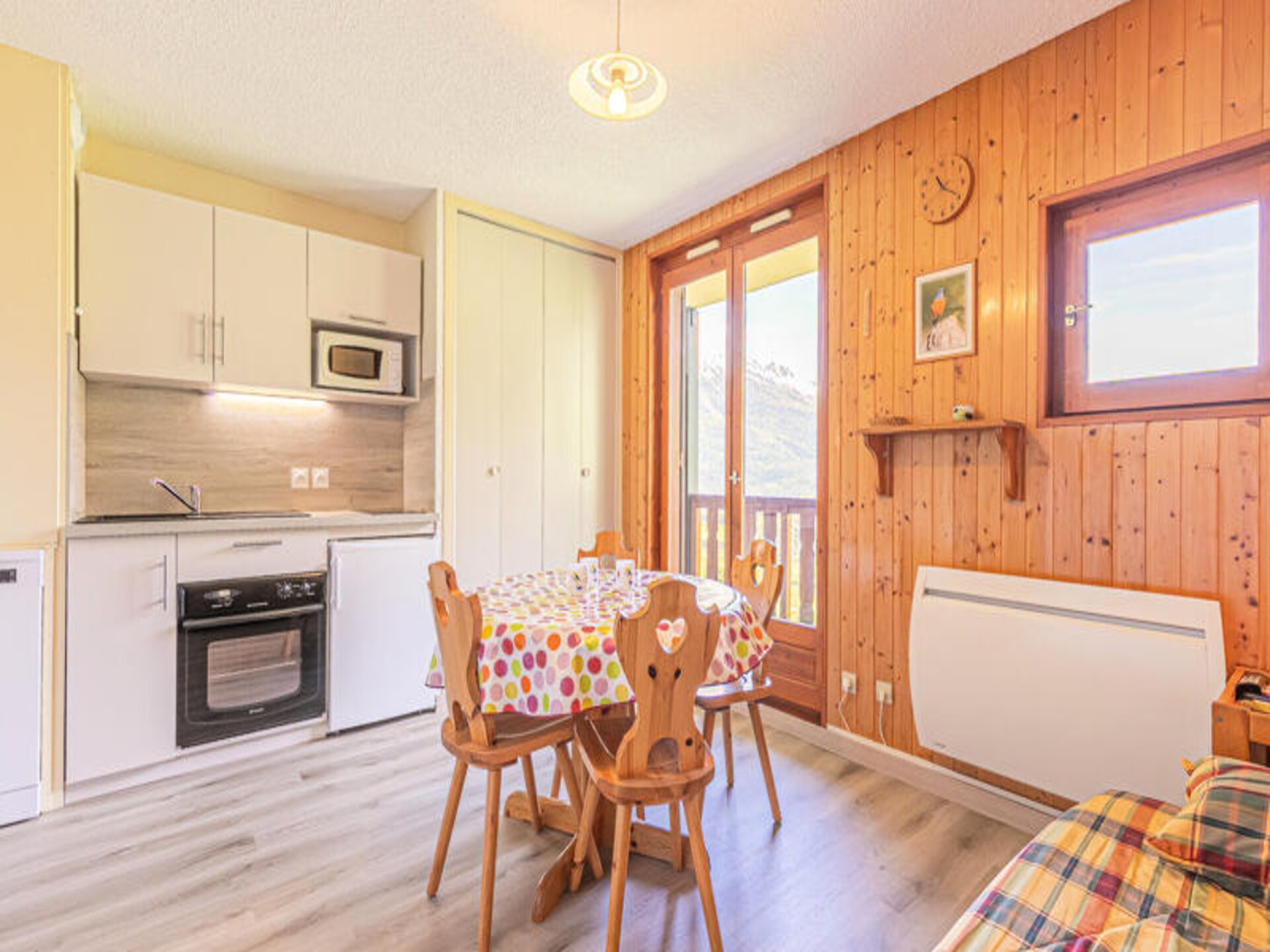 Knus appartement in Aussois met balkon en zicht op de Franse Alpen - foto 2
