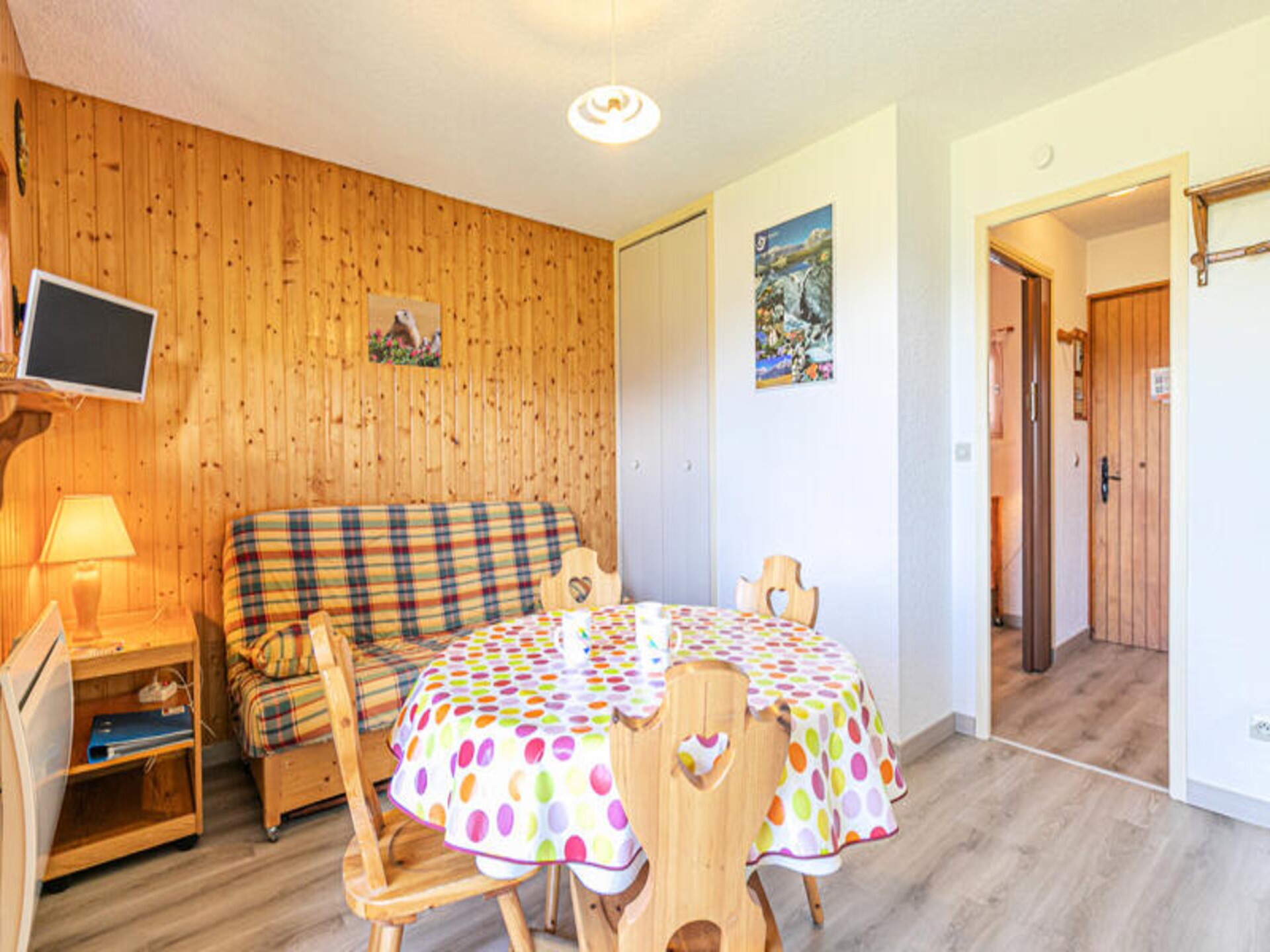 Knus appartement in Aussois met balkon en zicht op de Franse Alpen - foto 3