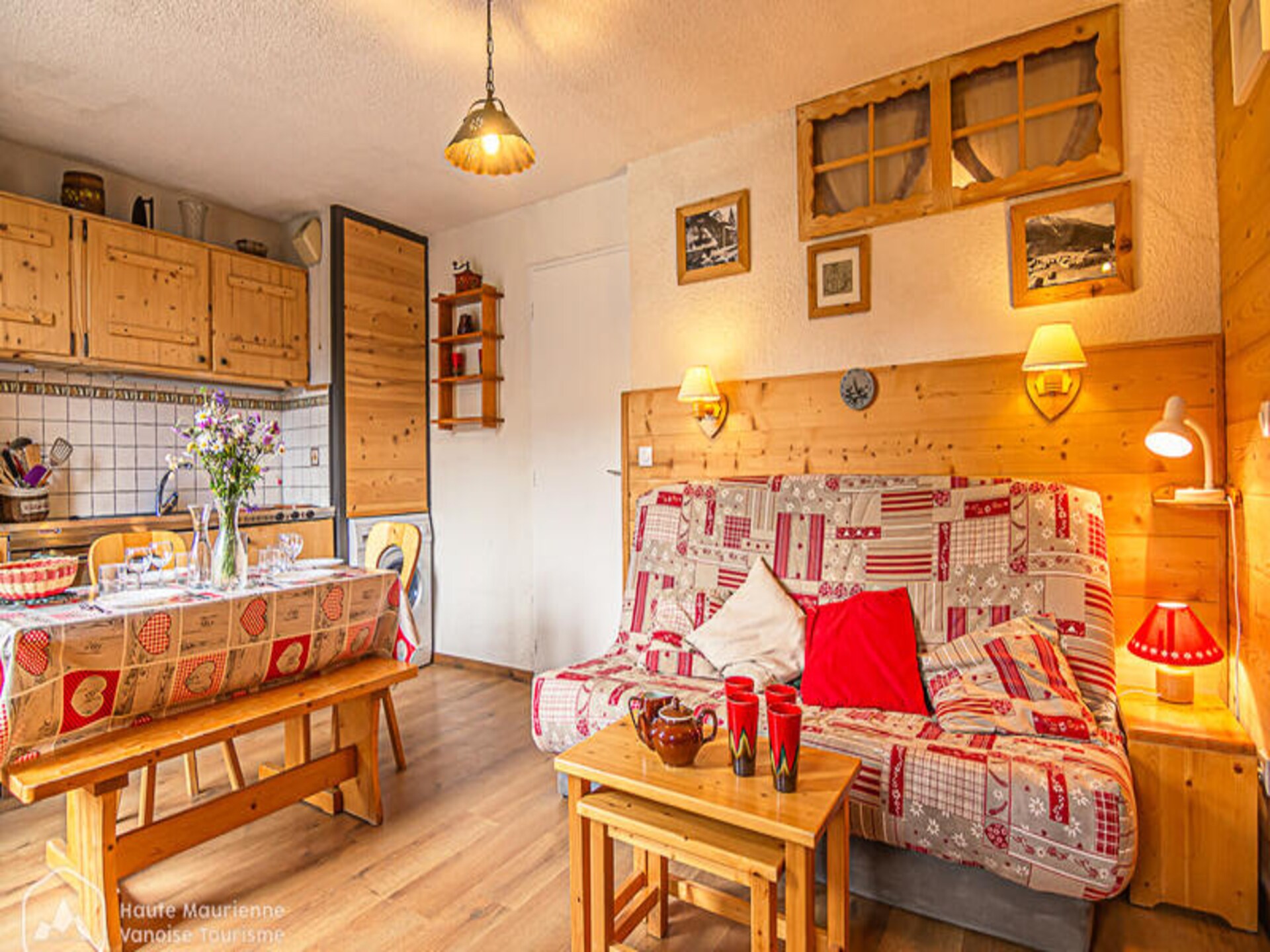 Knusse studio op zuiden in Aussois, vlakbij skilift en winkels - foto 2