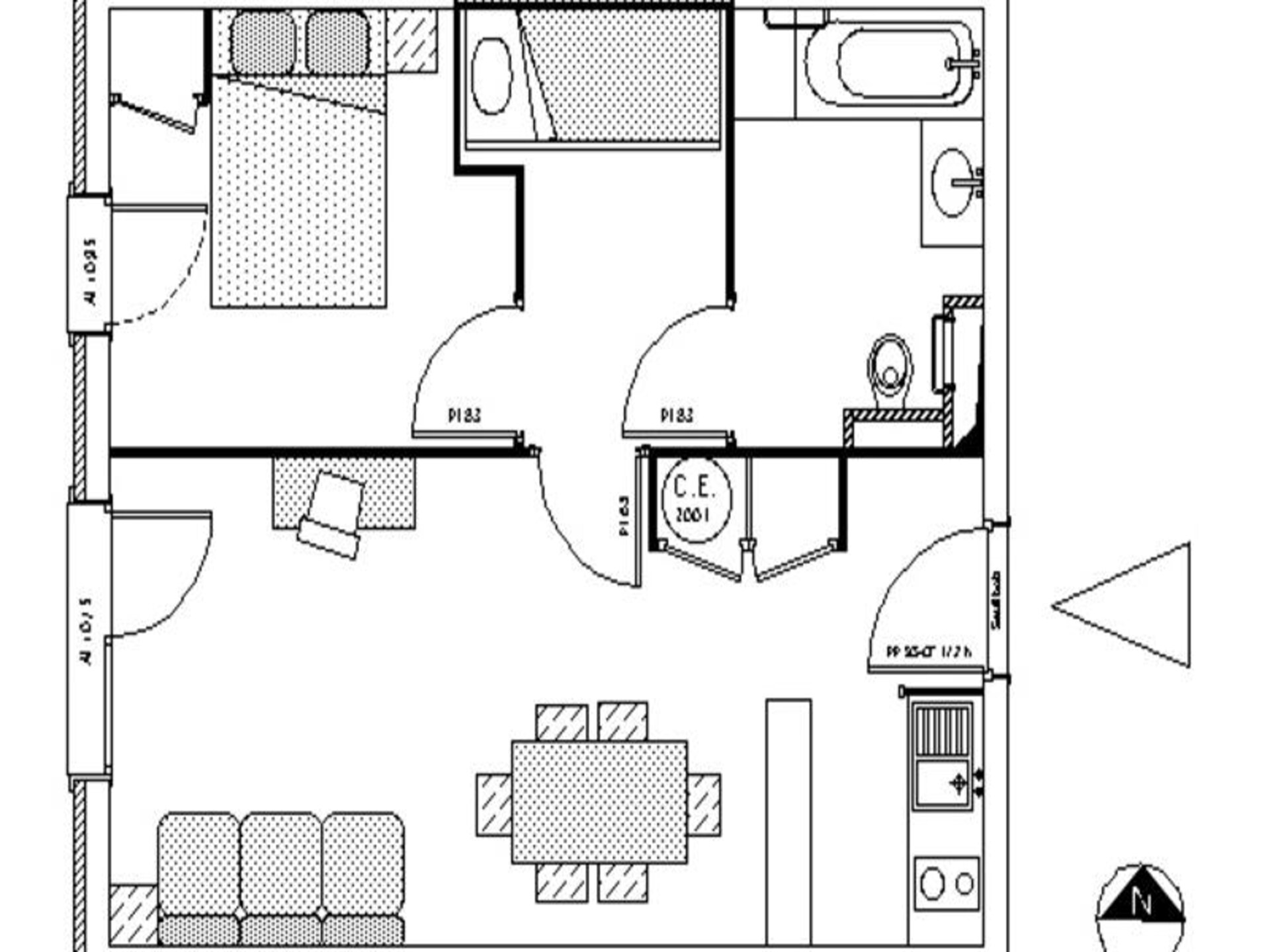 Authentiek 2-kamerappartement voor 6 personen in Bessans, vlakbij de pistes - foto 9