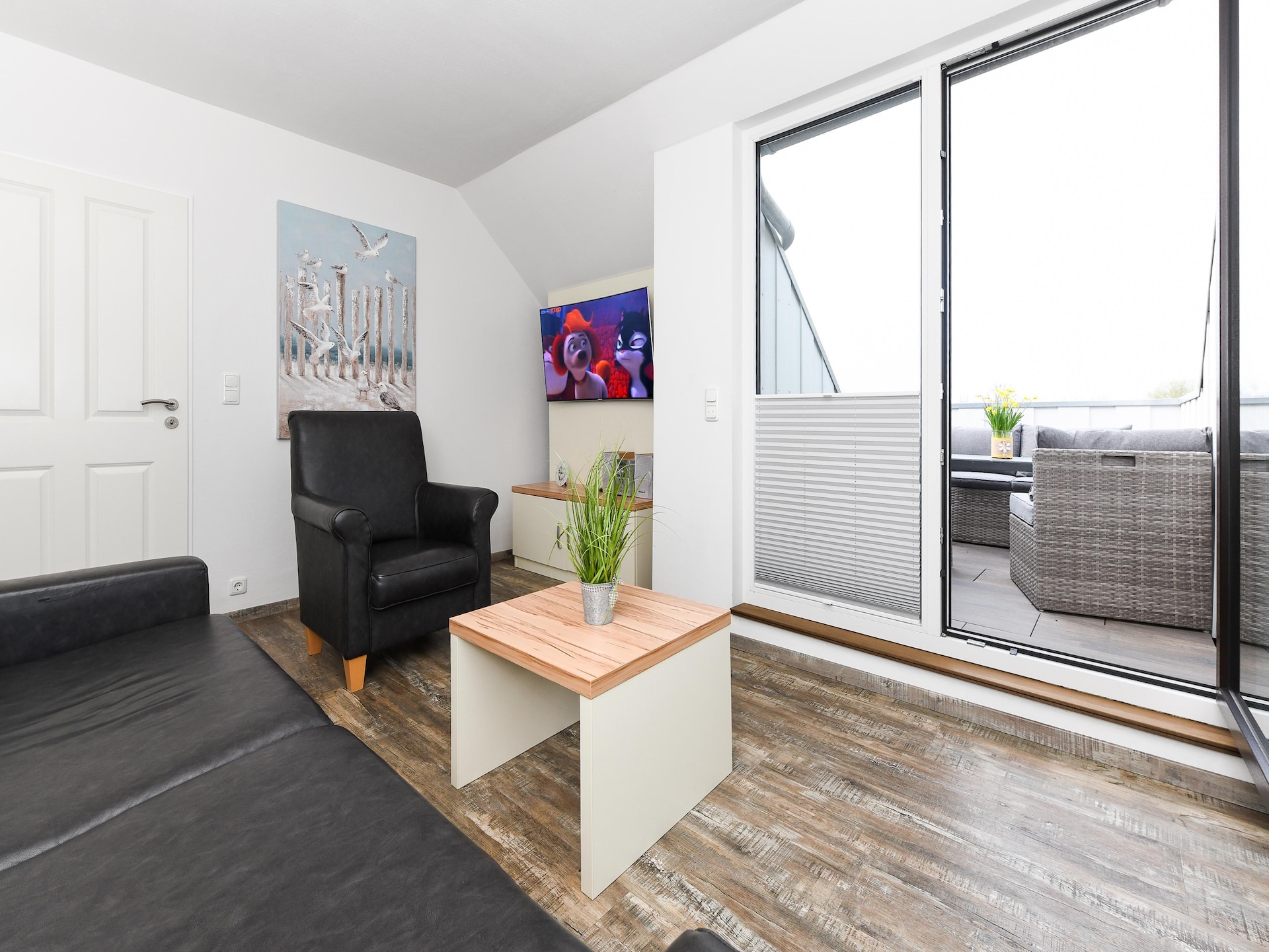 2-persoons modern appartement in Bensersiel op 350m van zee - foto 10