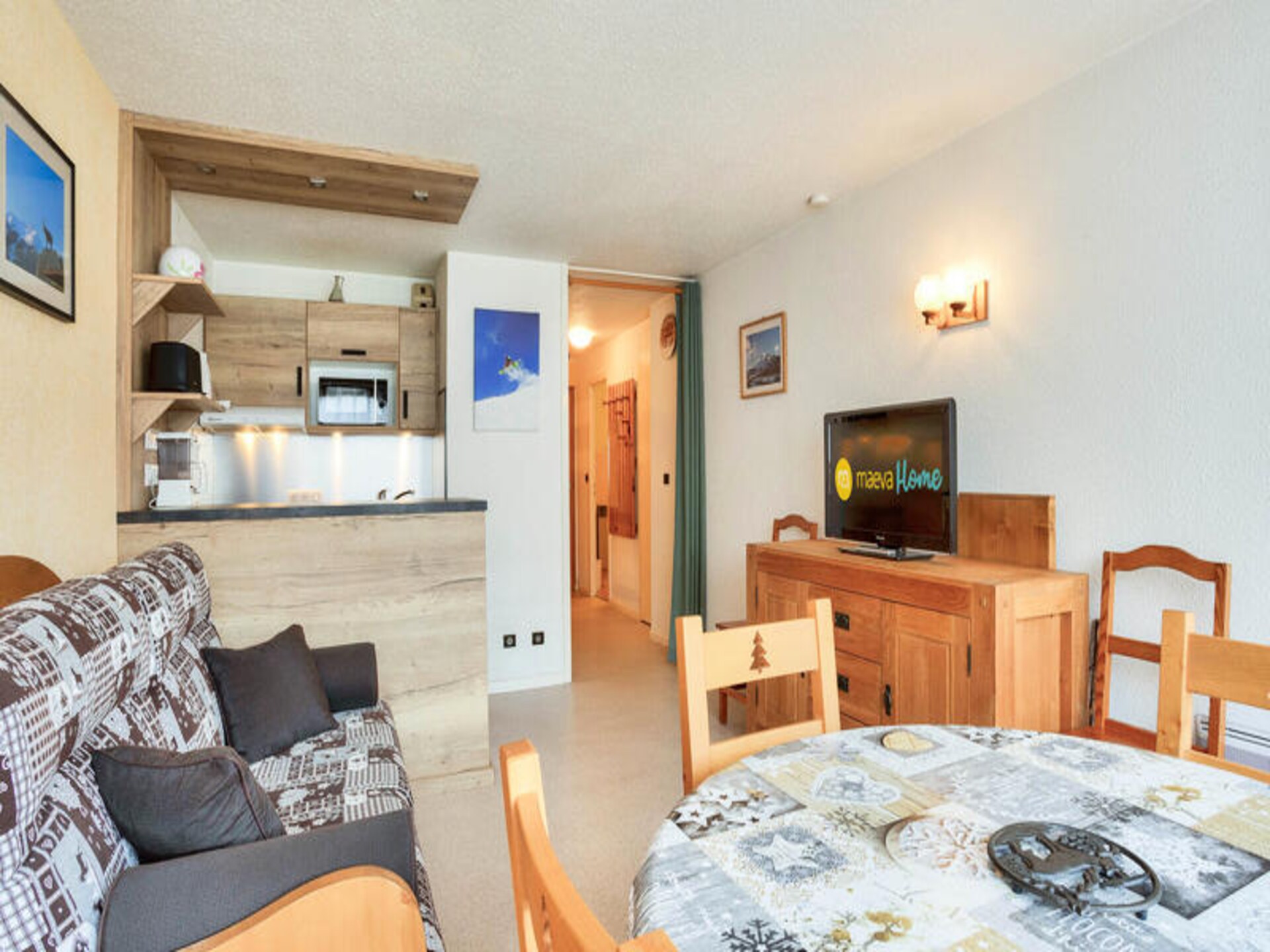 Knusse studio voor 4 personen met balkon in het zonnige Bessans, Haute-Maurienne - foto 2