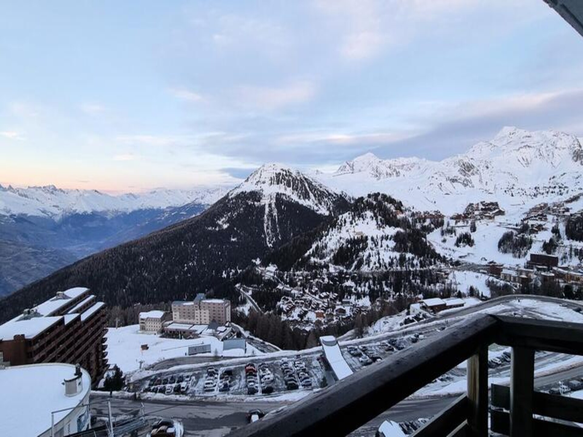 Ski-in/ski-out studio op de piste in La Plagne met uitzicht op de Mont Blanc - foto 14