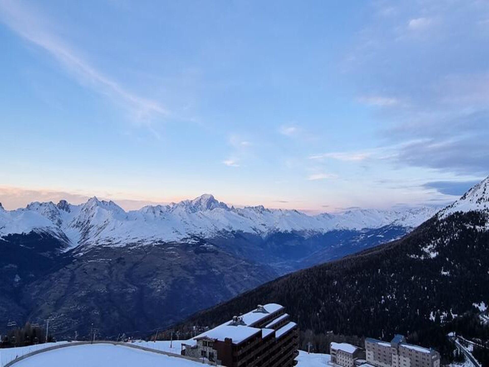 Ski-in/ski-out studio op de piste in La Plagne met uitzicht op de Mont Blanc - foto 15