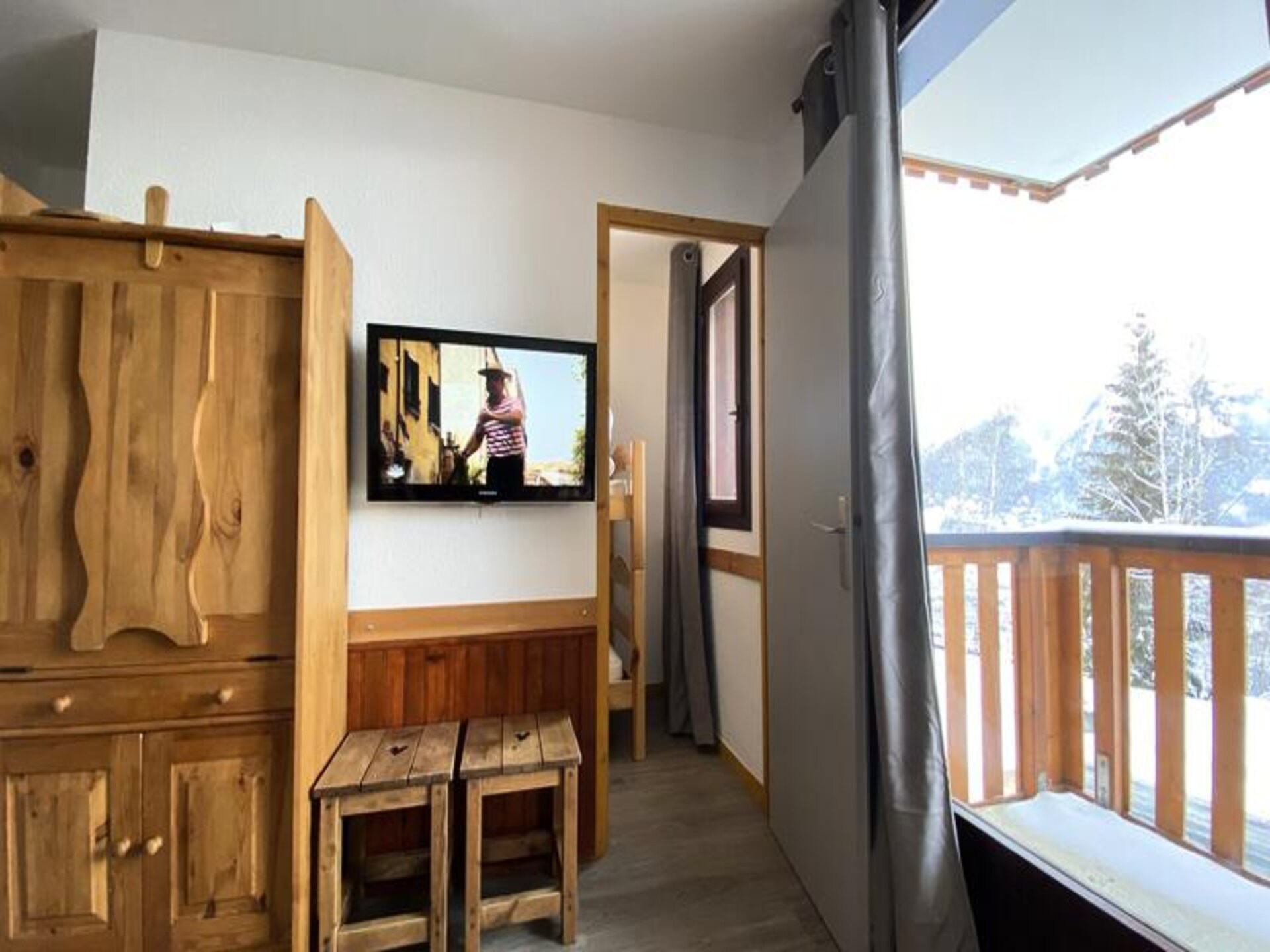 Studio aan de piste in Aime La Plagne met uitzicht op de Mont Blanc - foto 10