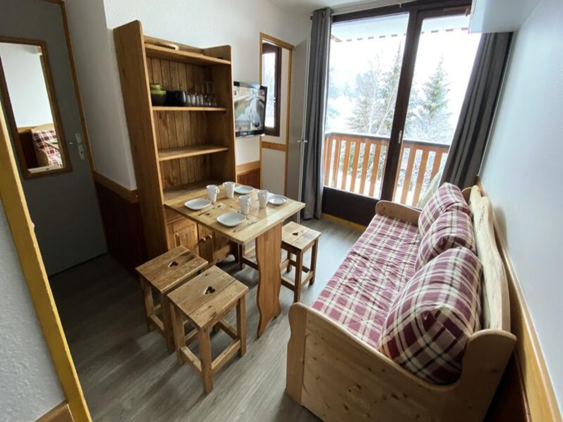 Studio aan de piste in Aime La Plagne met uitzicht op de Mont Blanc - foto 15