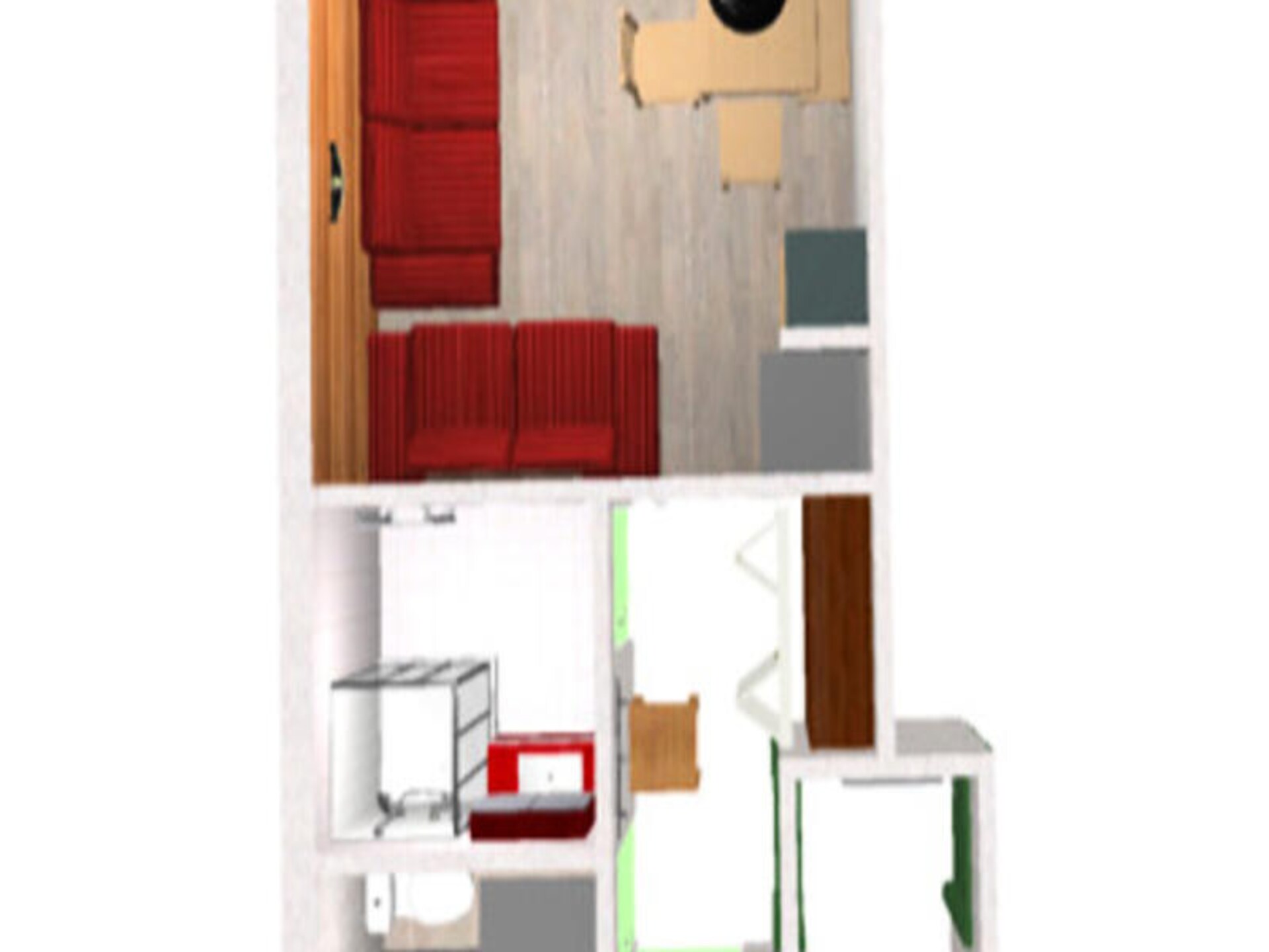 Vernieuwd appartement Les Coches: 150m van piste & balkon met dalzicht - foto 14