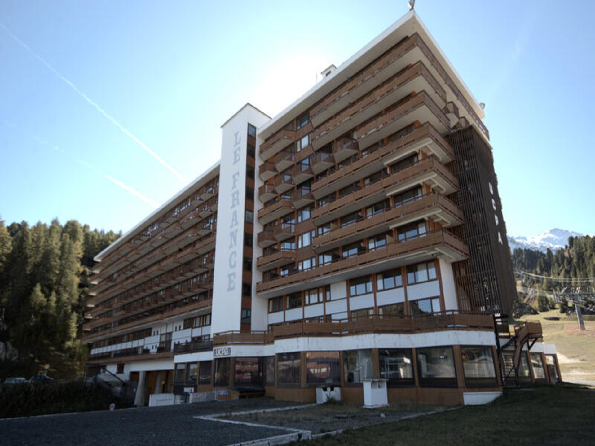 Studio op 8e verdieping met Mont Blanc uitzicht, direct aan de piste in Plagne Centre - foto 1